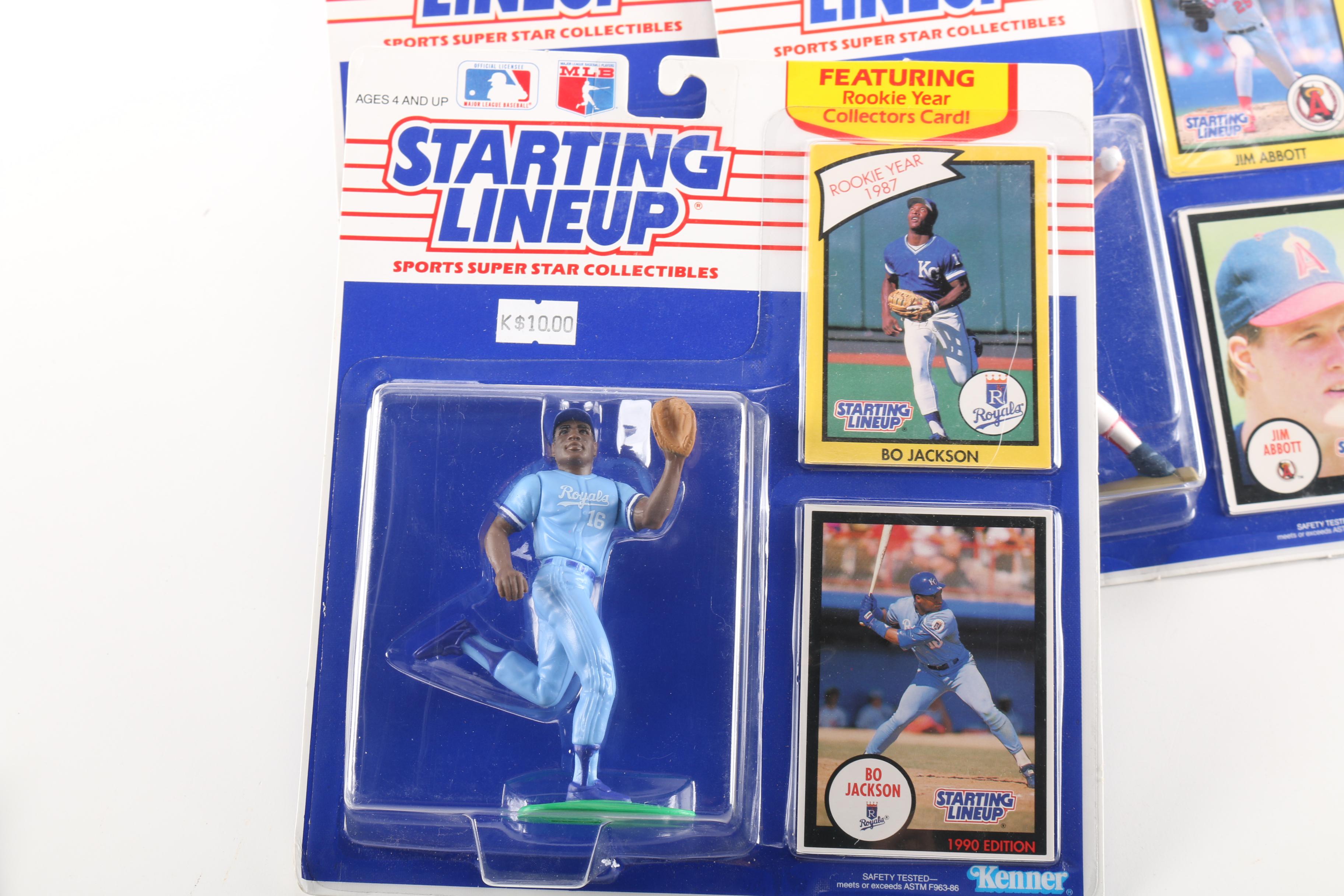 Assortment of Eleven Starting Lineup Sports Superstar Collectibles