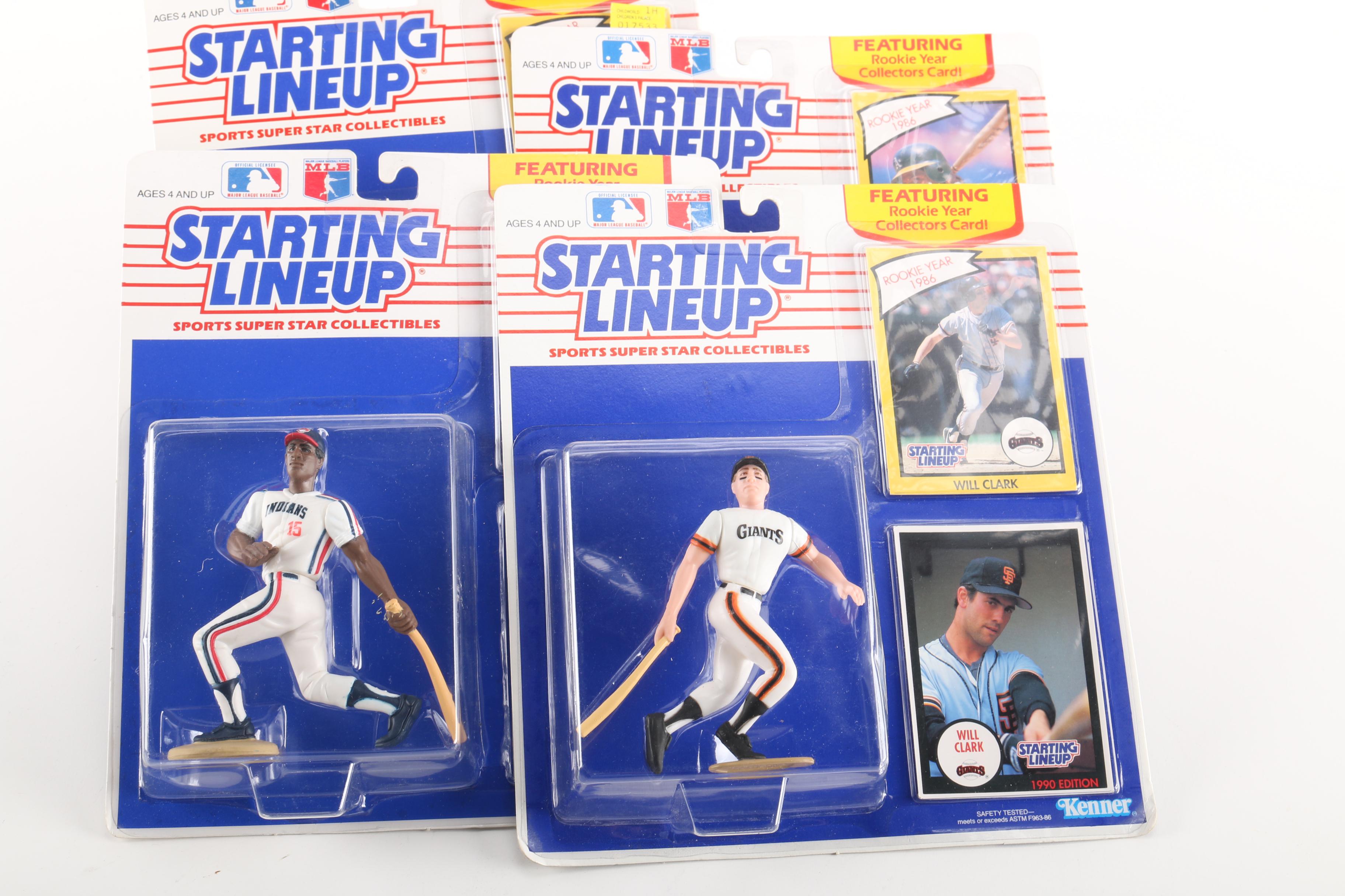 Assortment of Eleven Starting Lineup Sports Superstar Collectibles