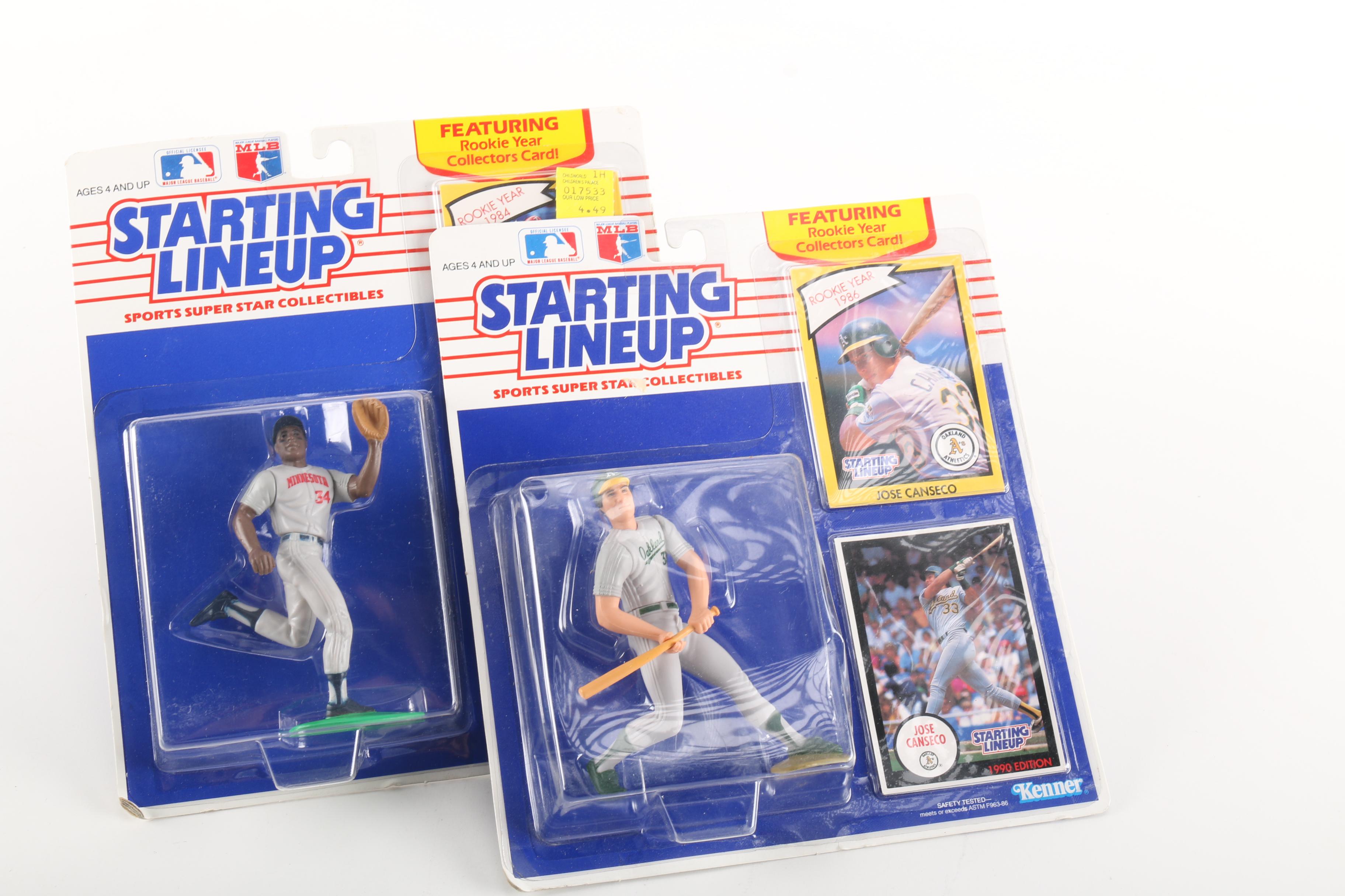 Assortment of Eleven Starting Lineup Sports Superstar Collectibles