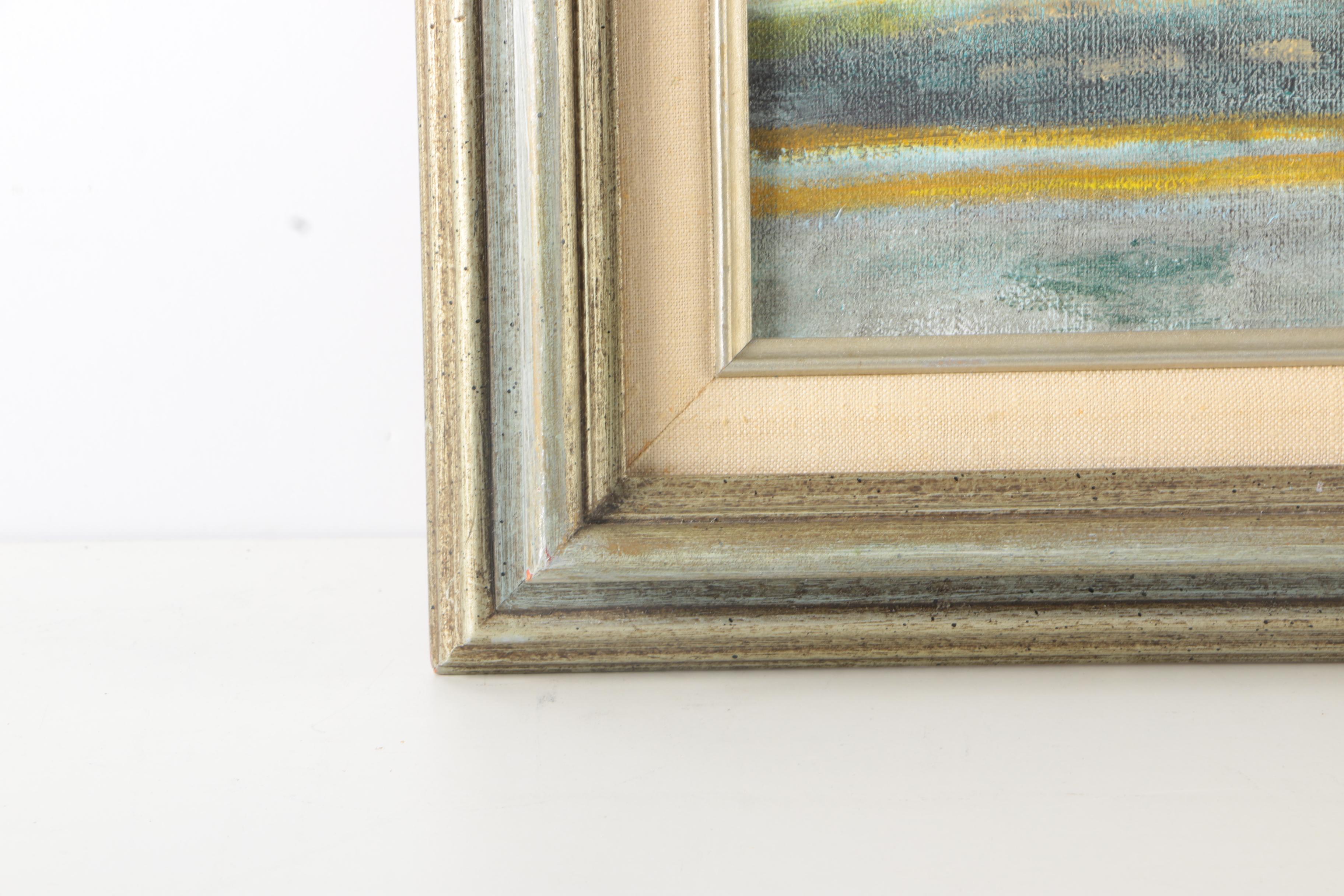 Marjorie Keary Oil Painting on Canvas of Storefront