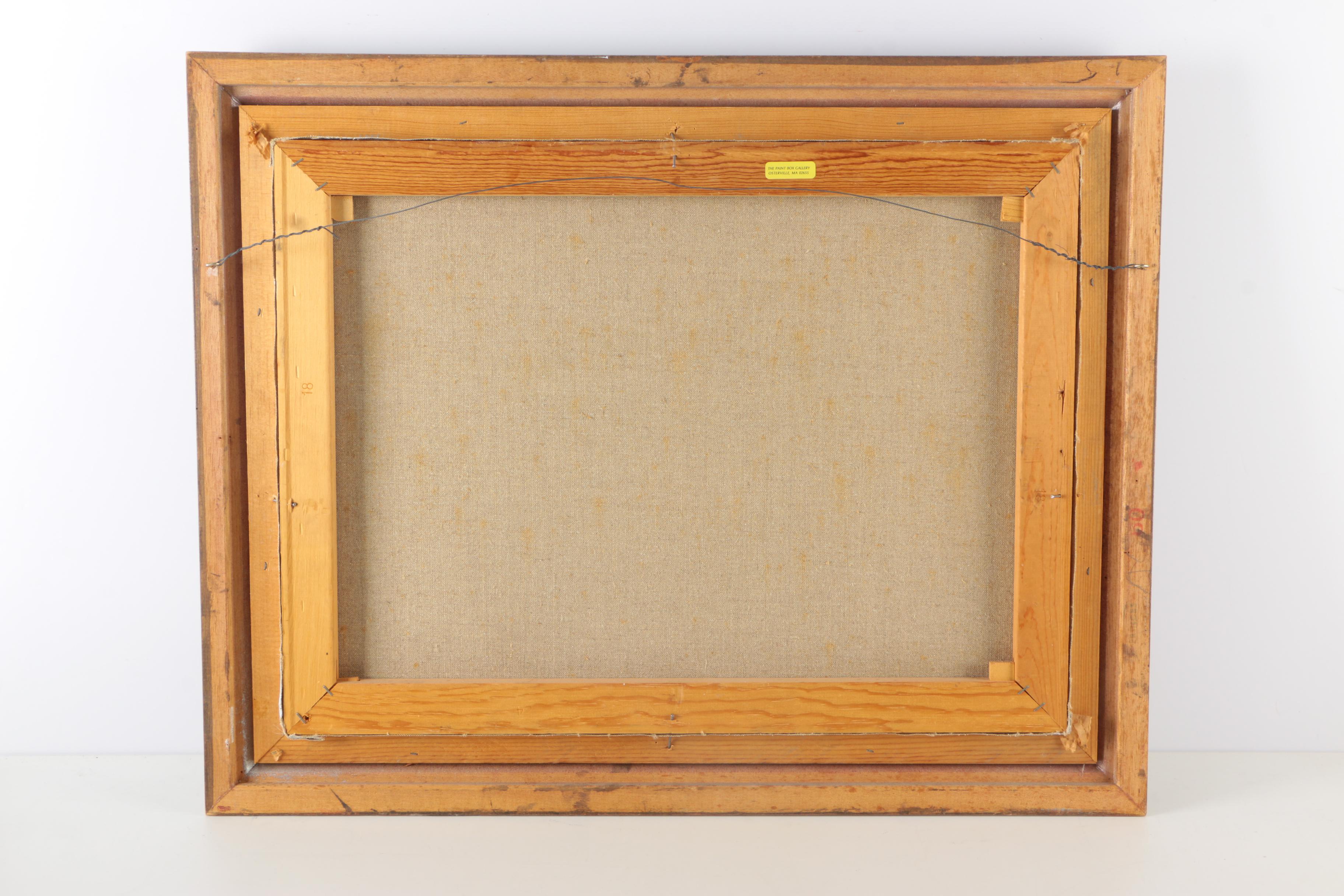 Marjorie Keary Oil Painting on Canvas of Storefront