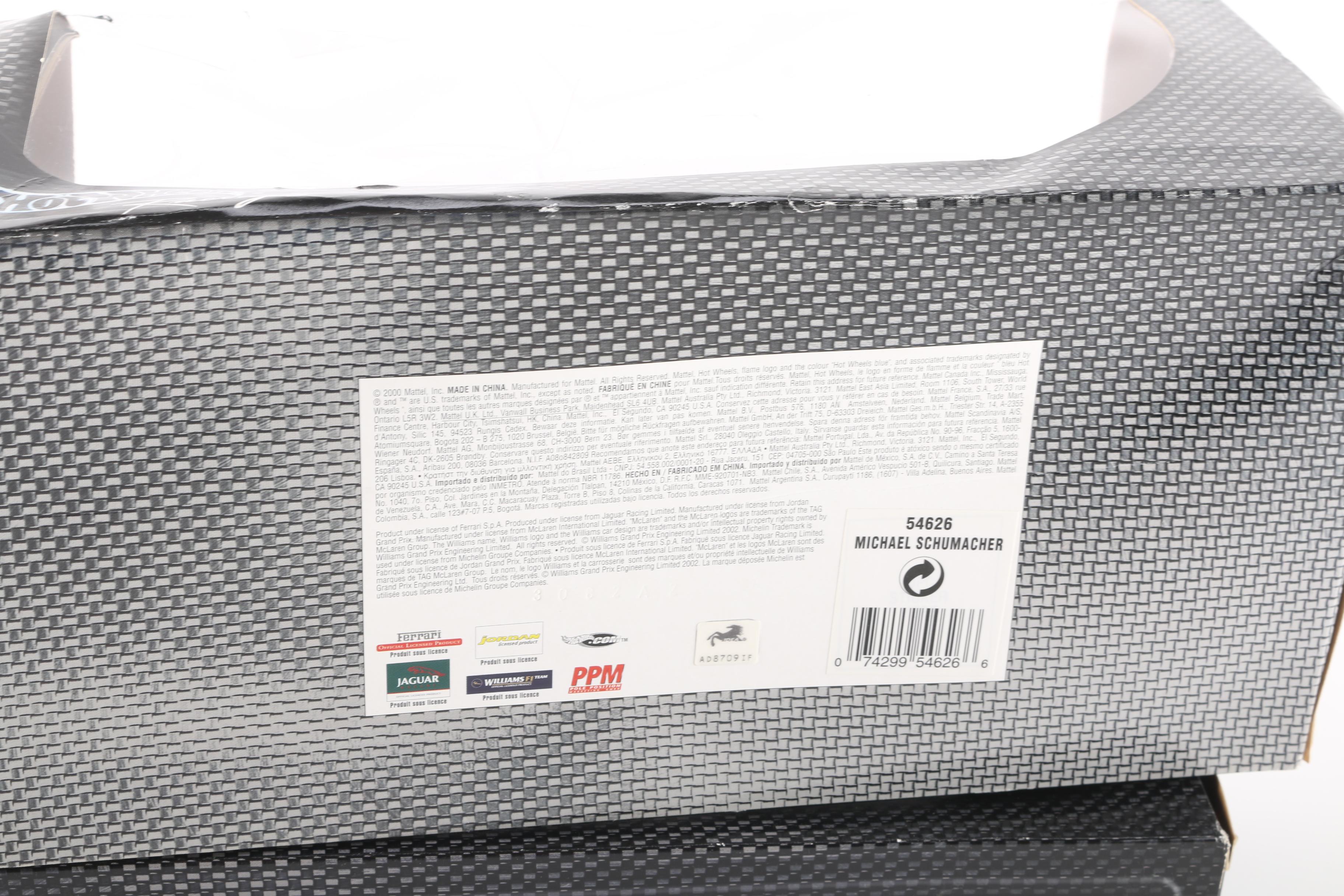 Hot Wheels Michael Schumacher Racing Cars