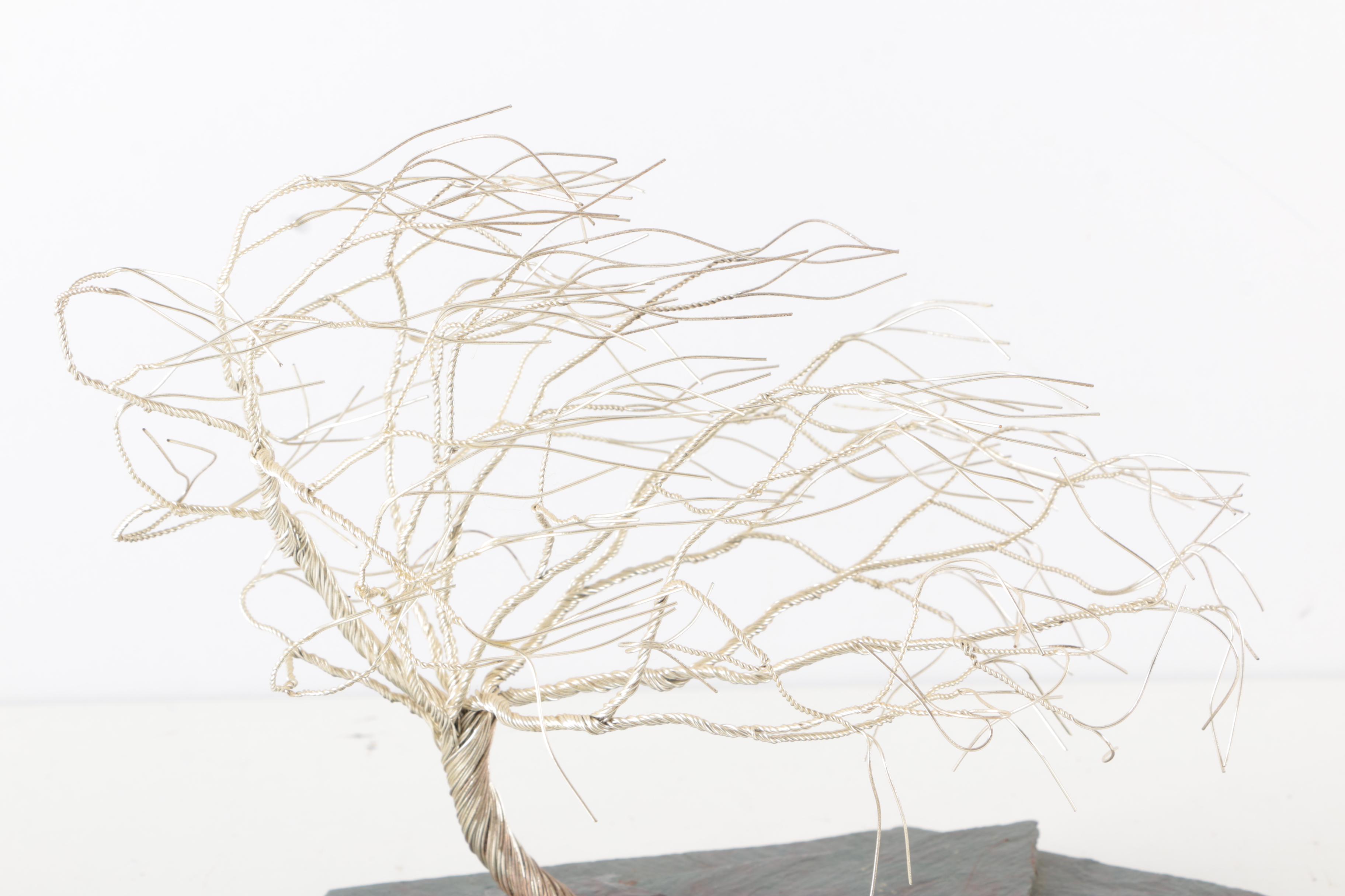 1976 Randy Adams Aluminum Wire Tree Sculpture