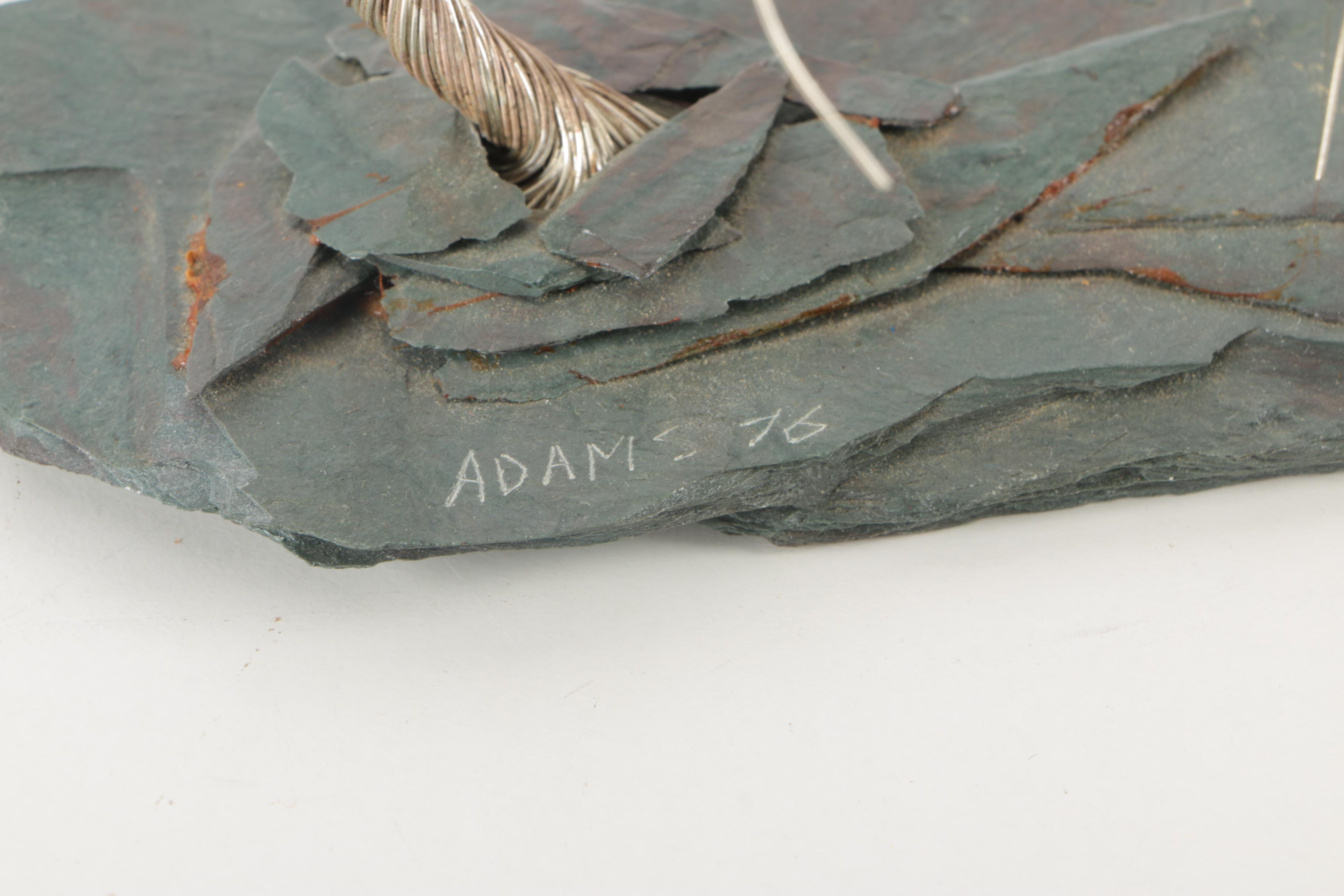 1976 Randy Adams Aluminum Wire Tree Sculpture