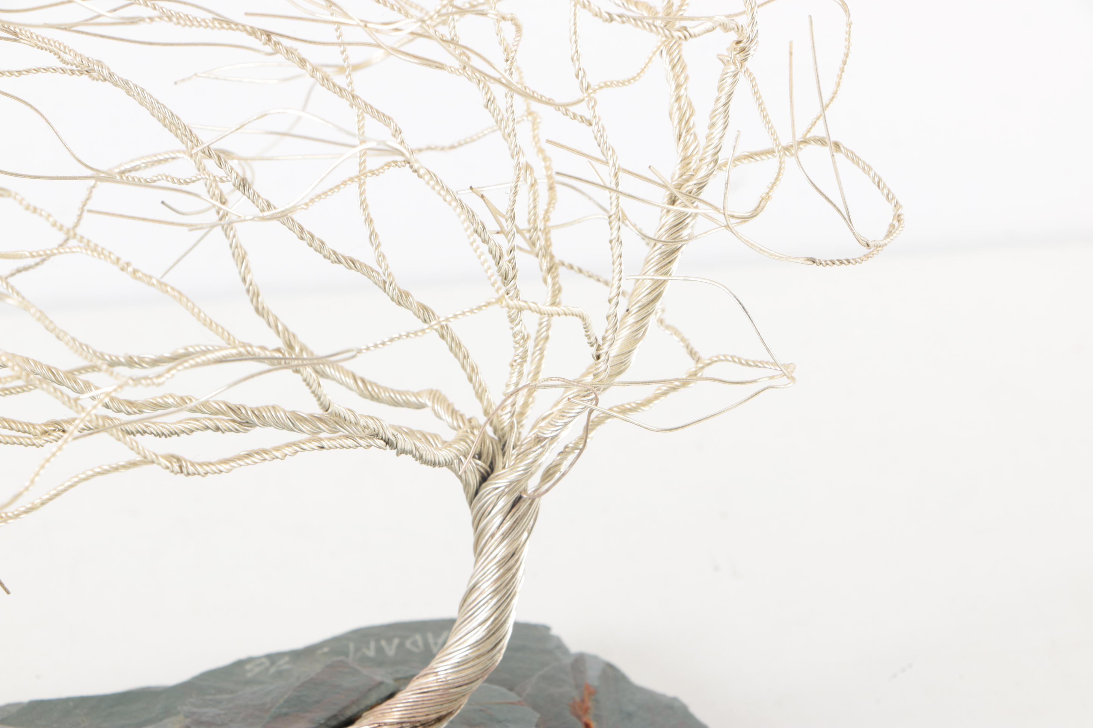 1976 Randy Adams Aluminum Wire Tree Sculpture