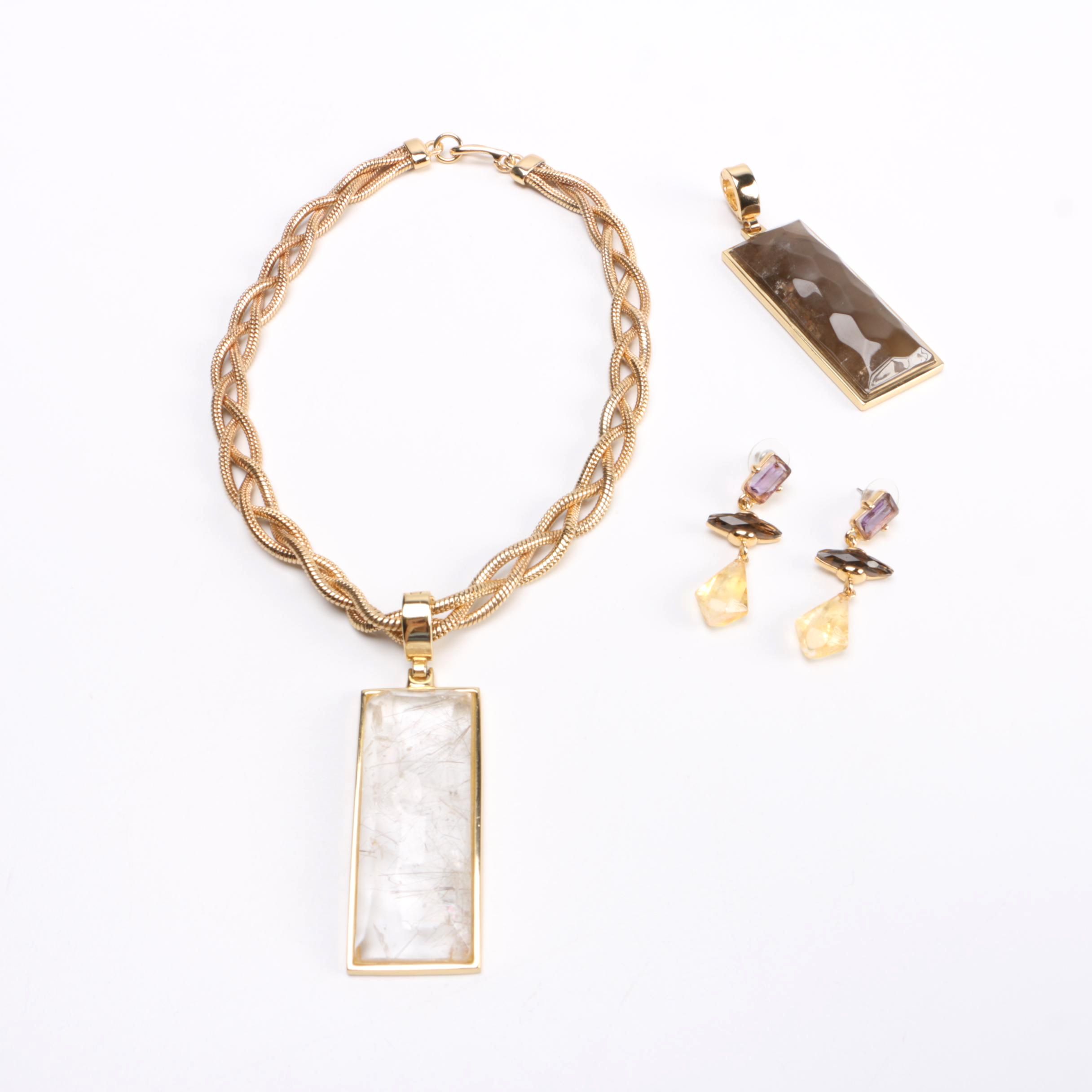 Francesca Romana Necklace and Earrings