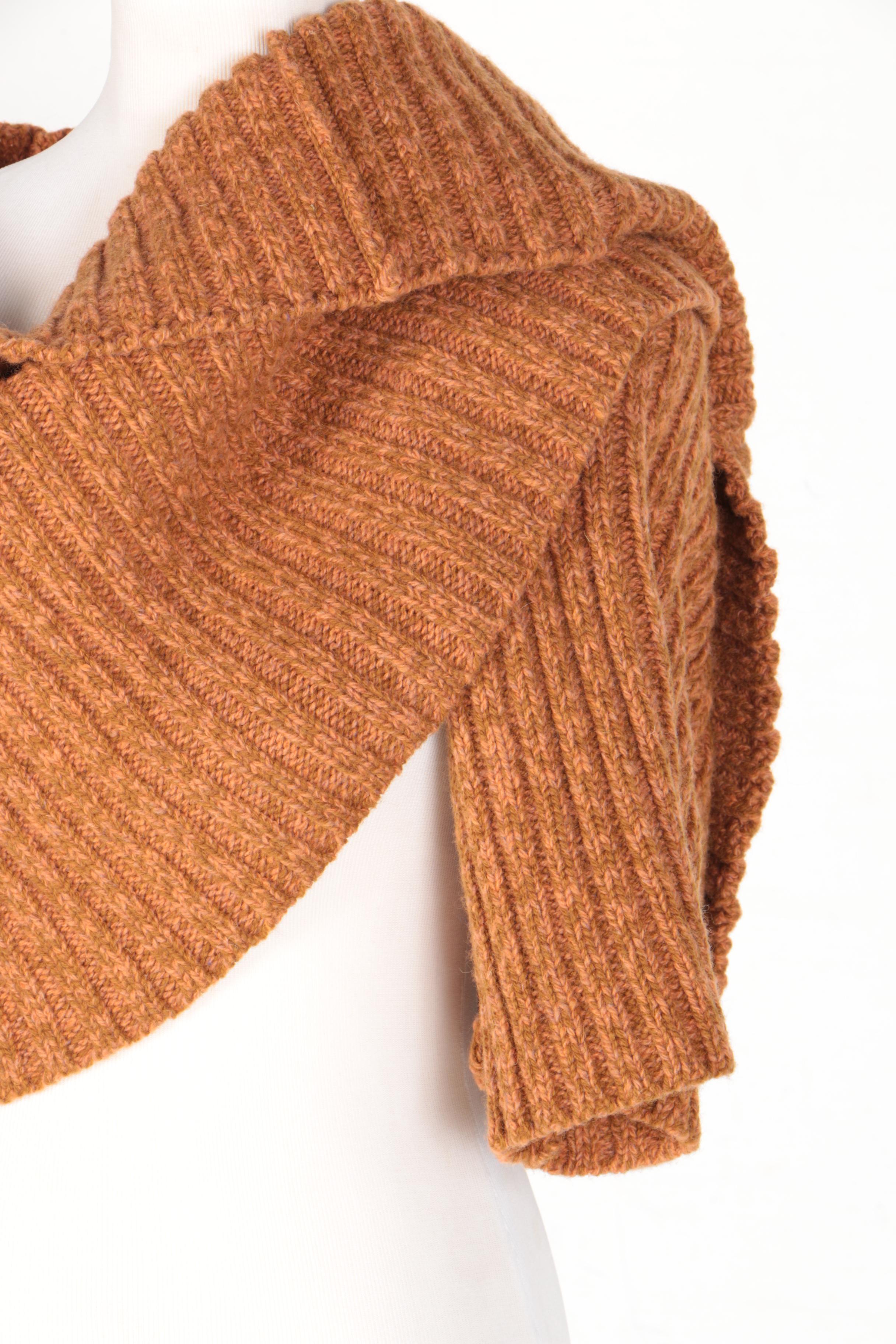 Dries Van Noten Wool Sweater Wrap