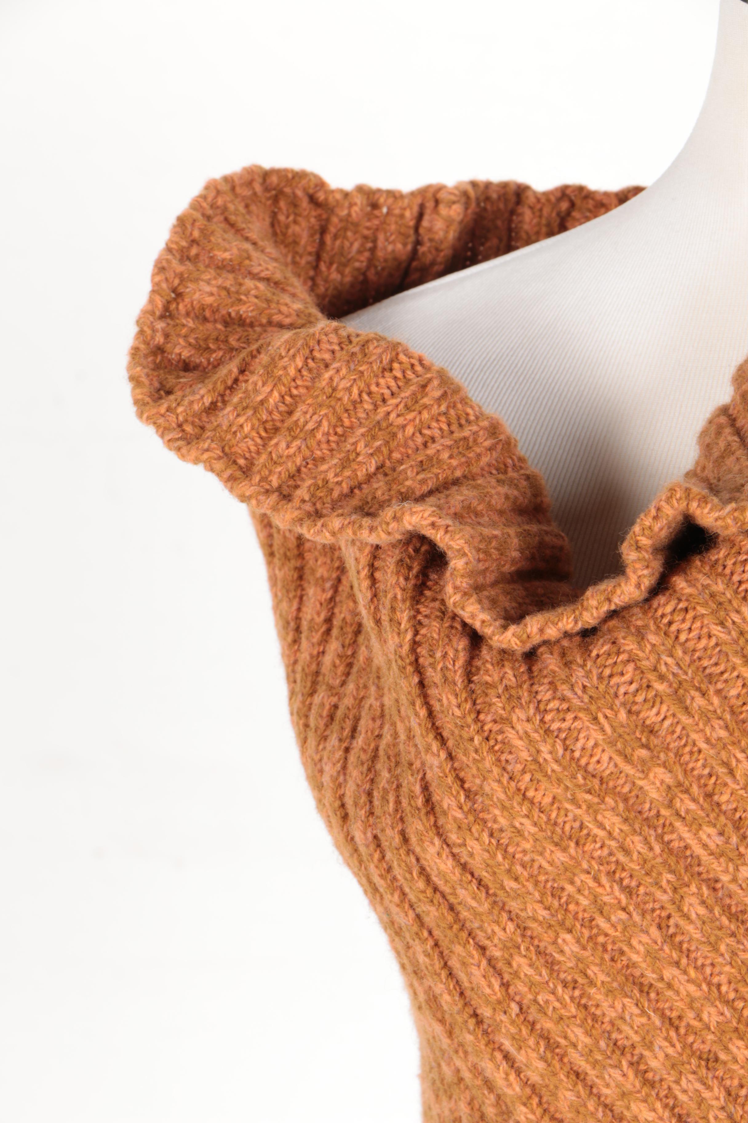 Dries Van Noten Wool Sweater Wrap