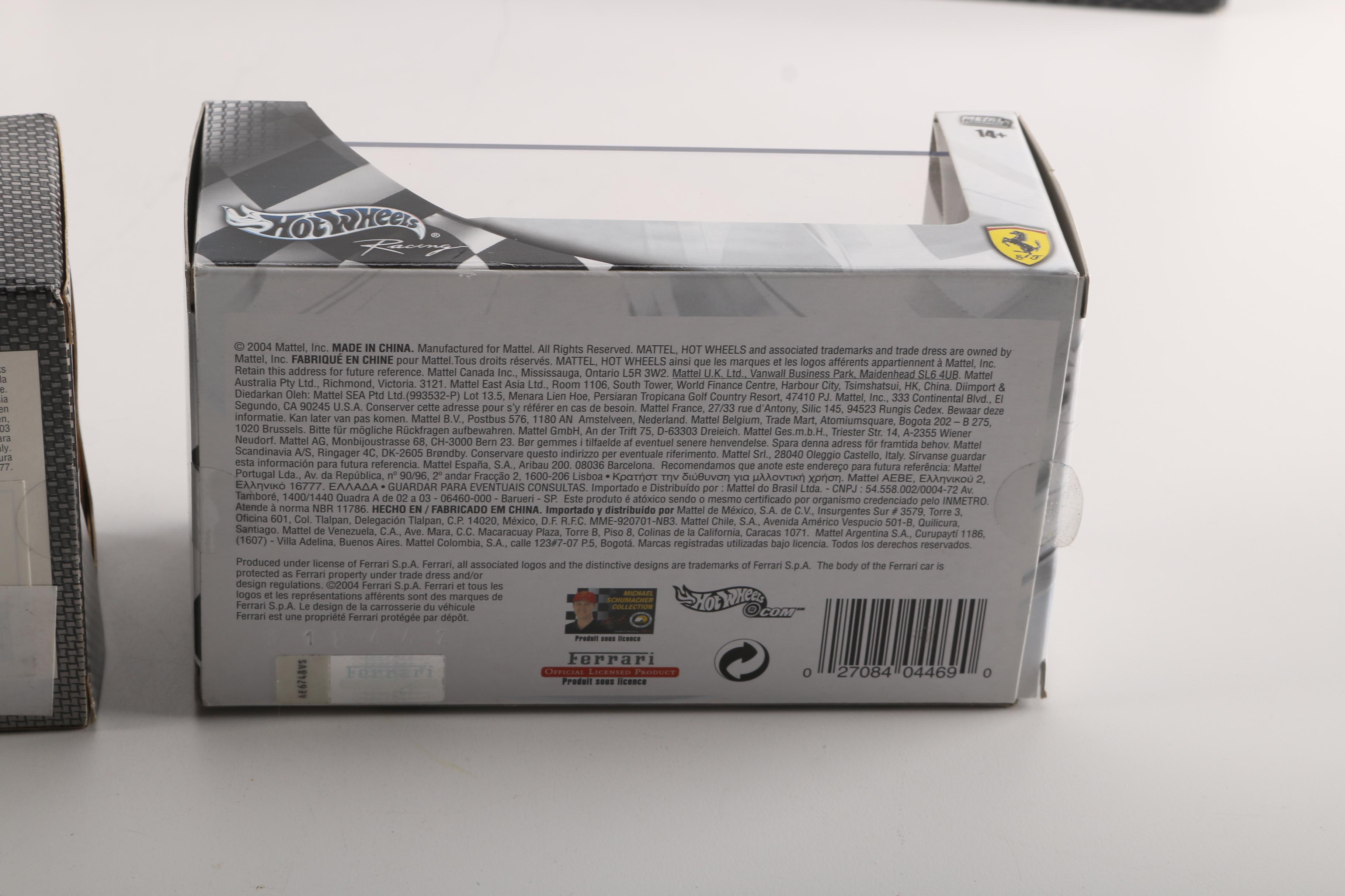 Hot Wheels Michael Schumacher Racing Cars