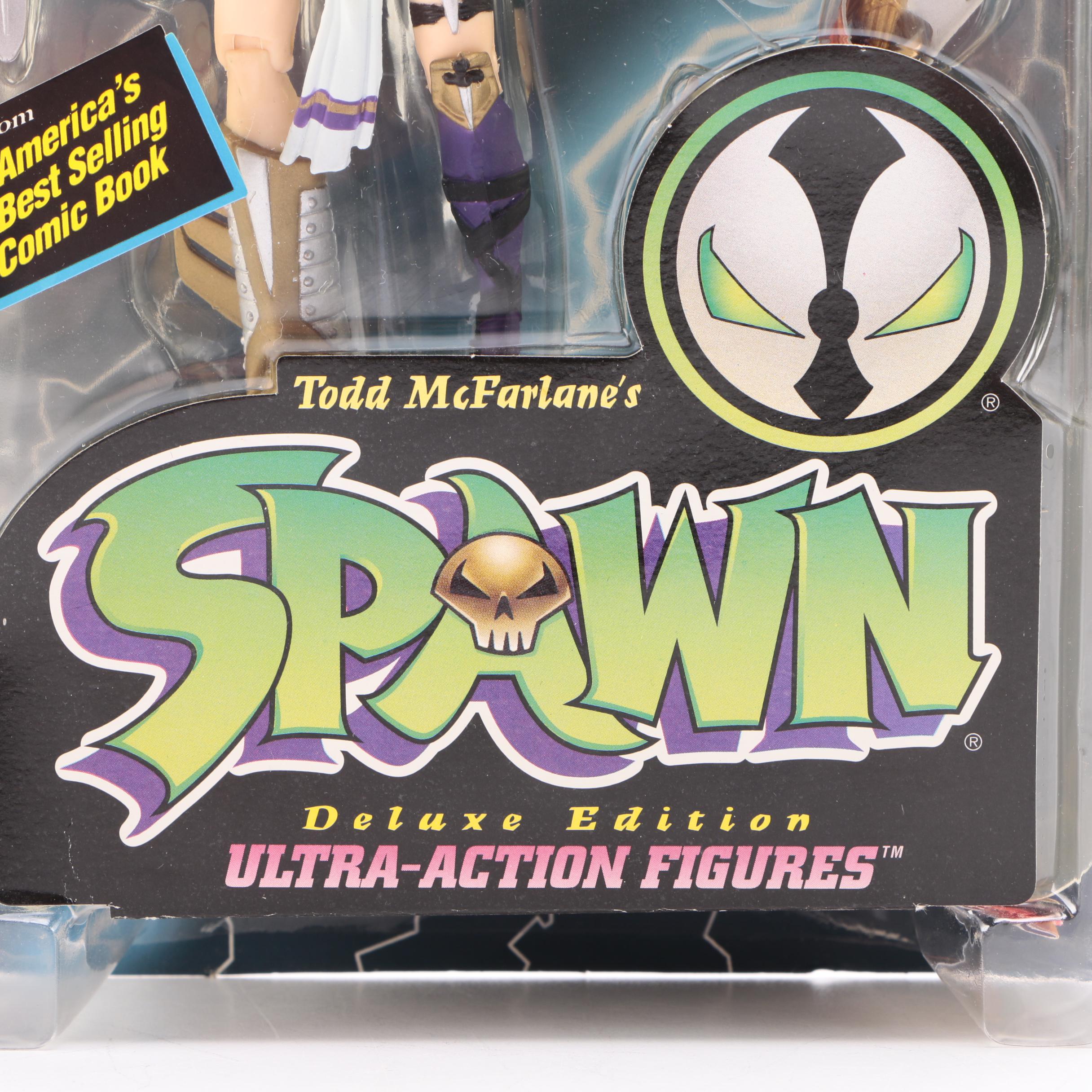 Collection of Comic Action Figures Featuring Marvel and "Spawn"