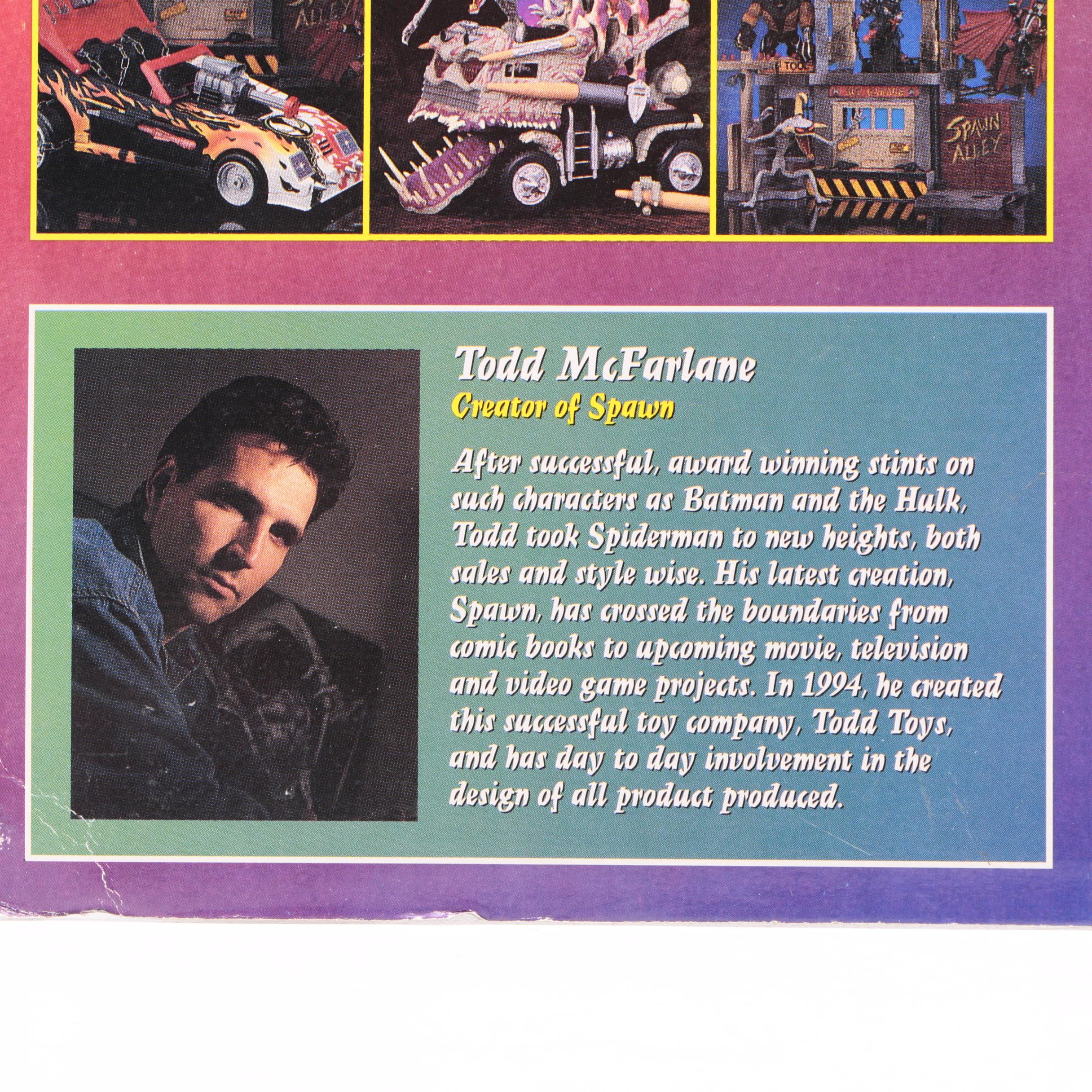 Collection of Comic Action Figures Featuring Marvel and "Spawn"