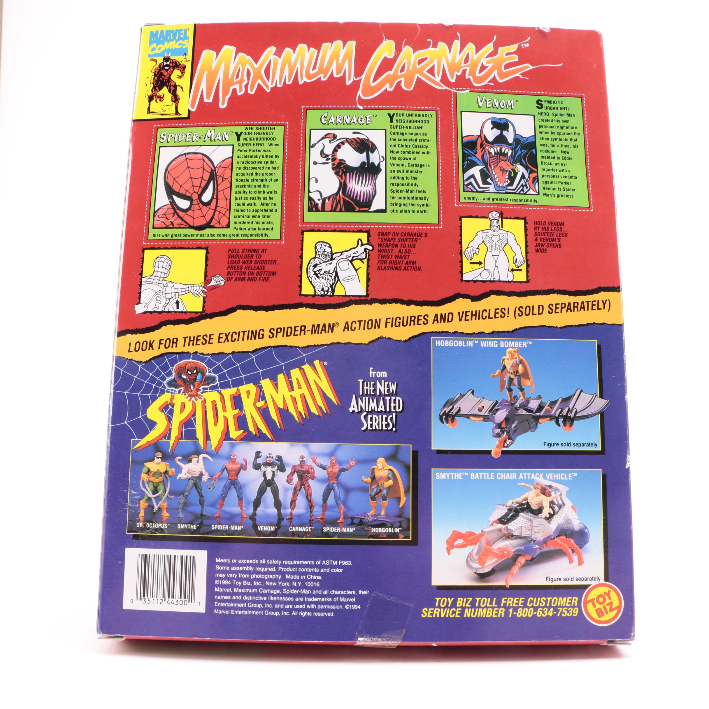 Collection of Comic Action Figures Featuring Marvel and "Spawn"