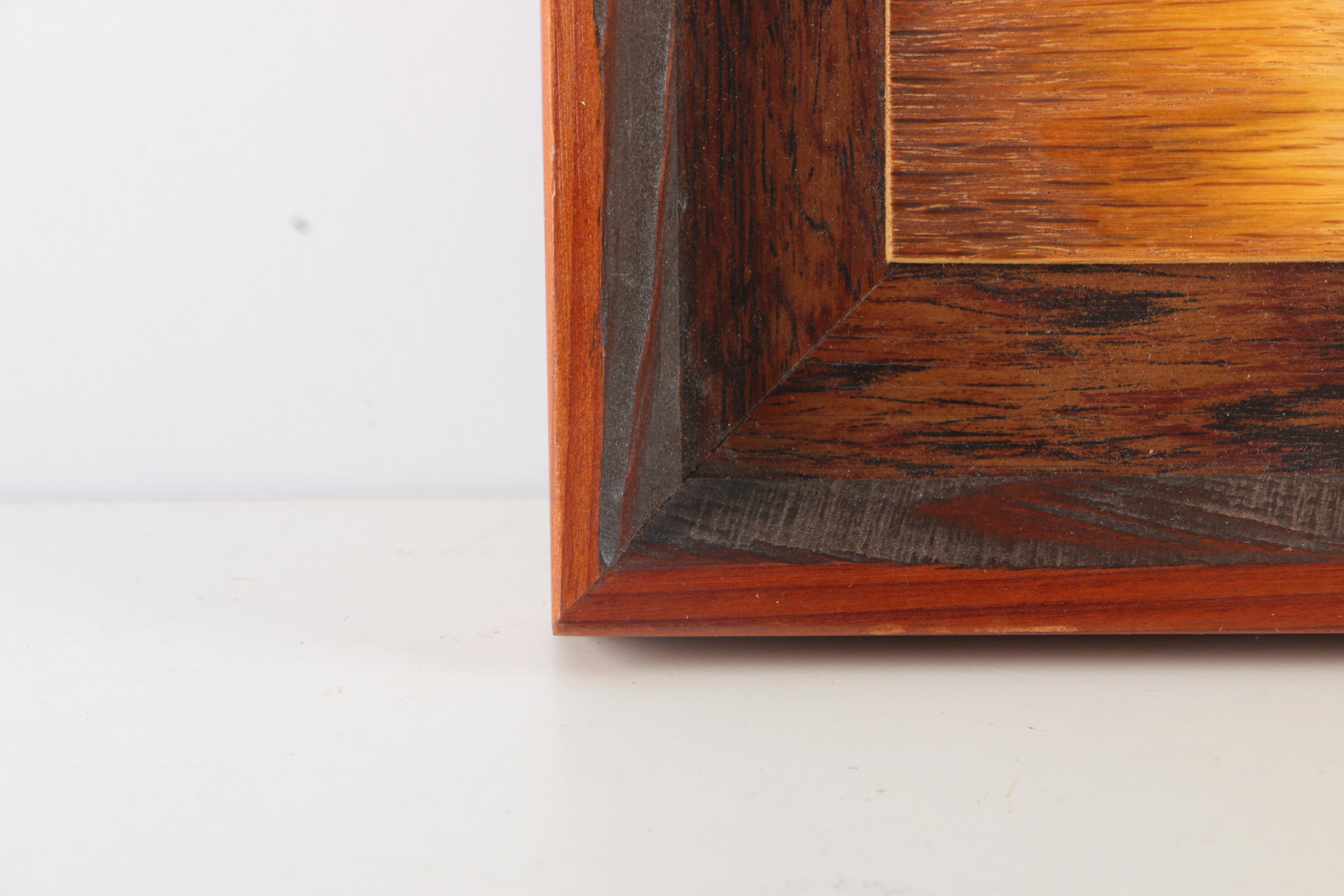 Small Framed Wood Carving