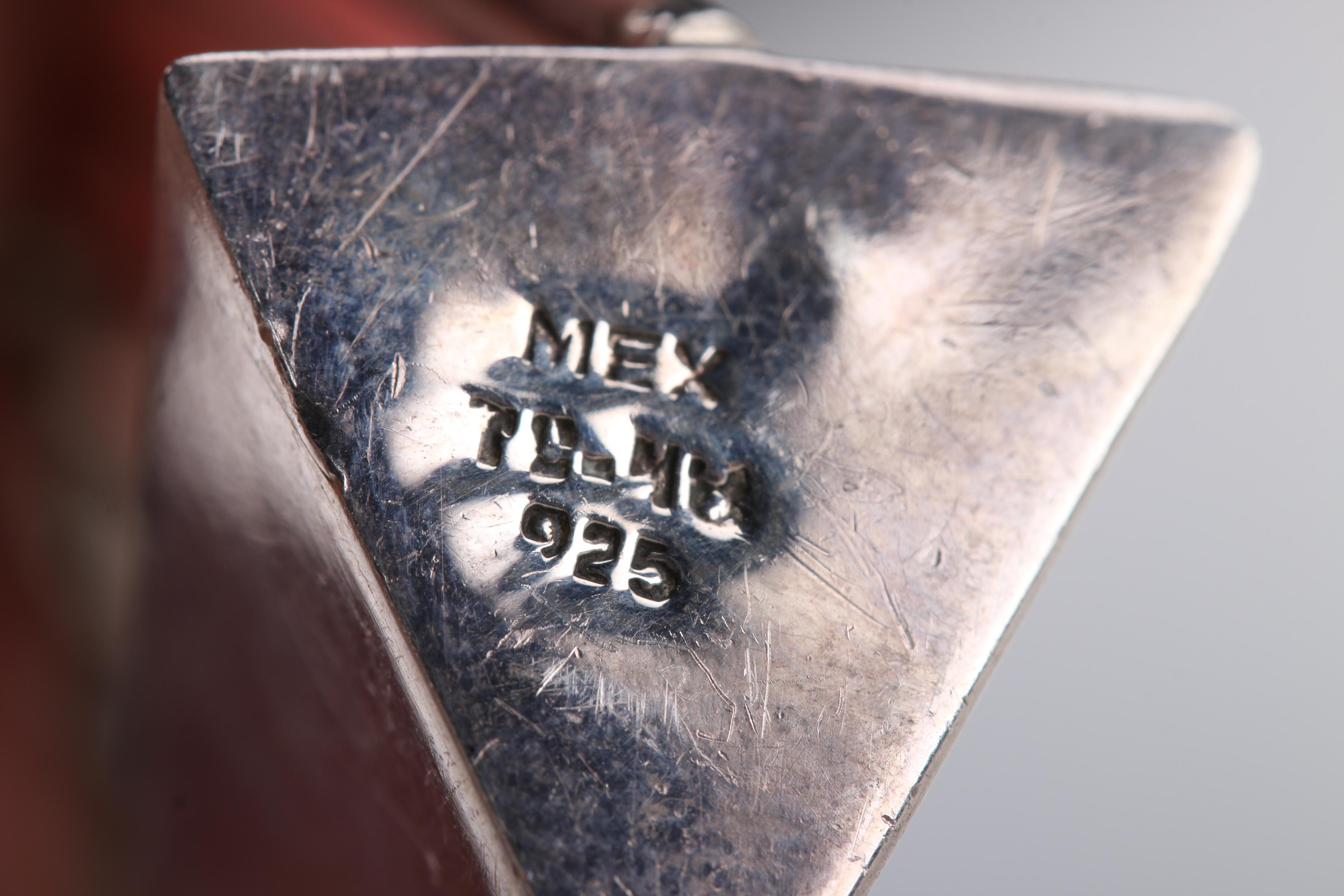 Sterling Silver Brooches, Earrings and Charm Bracelet