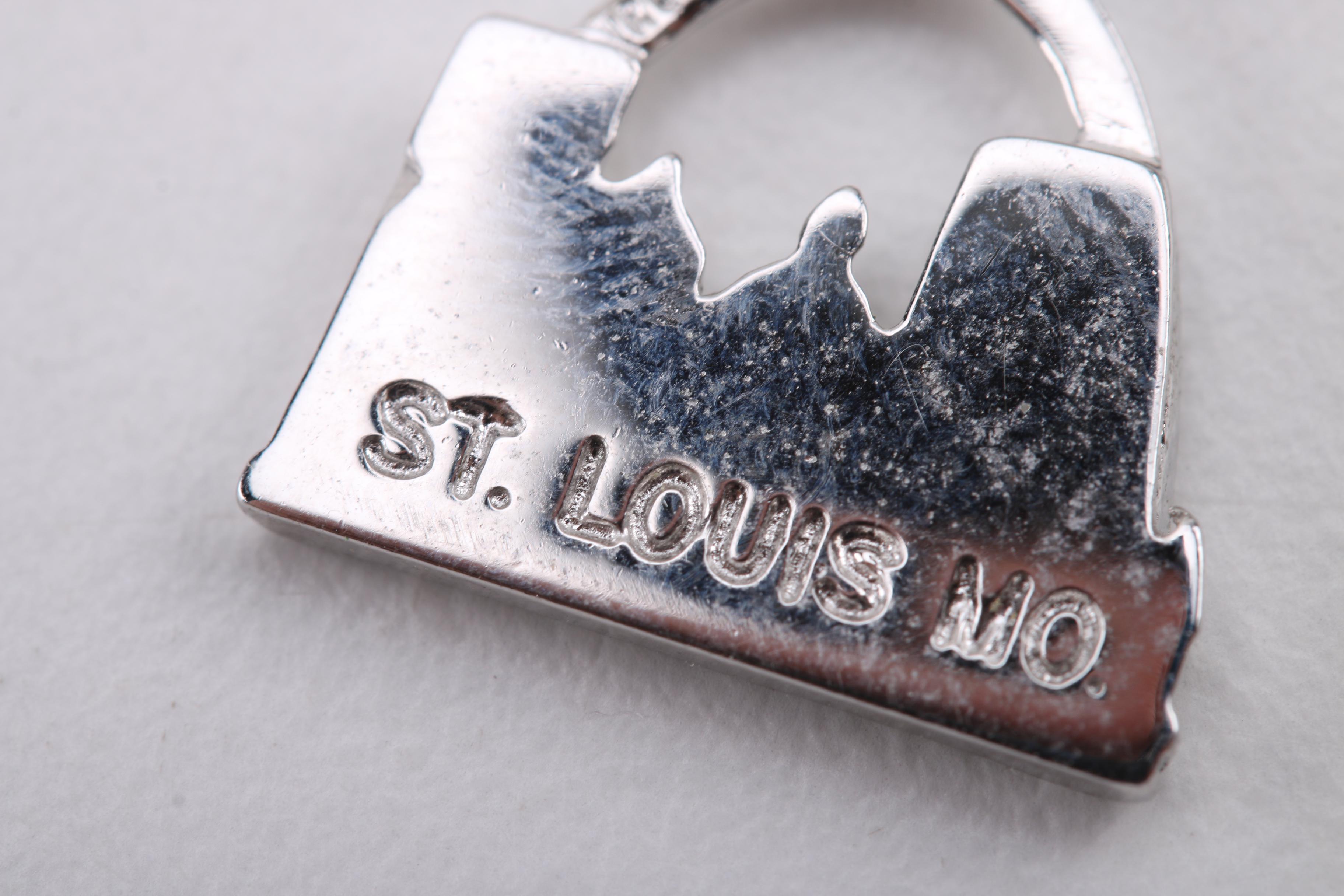 Sterling Silver Brooches, Earrings and Charm Bracelet