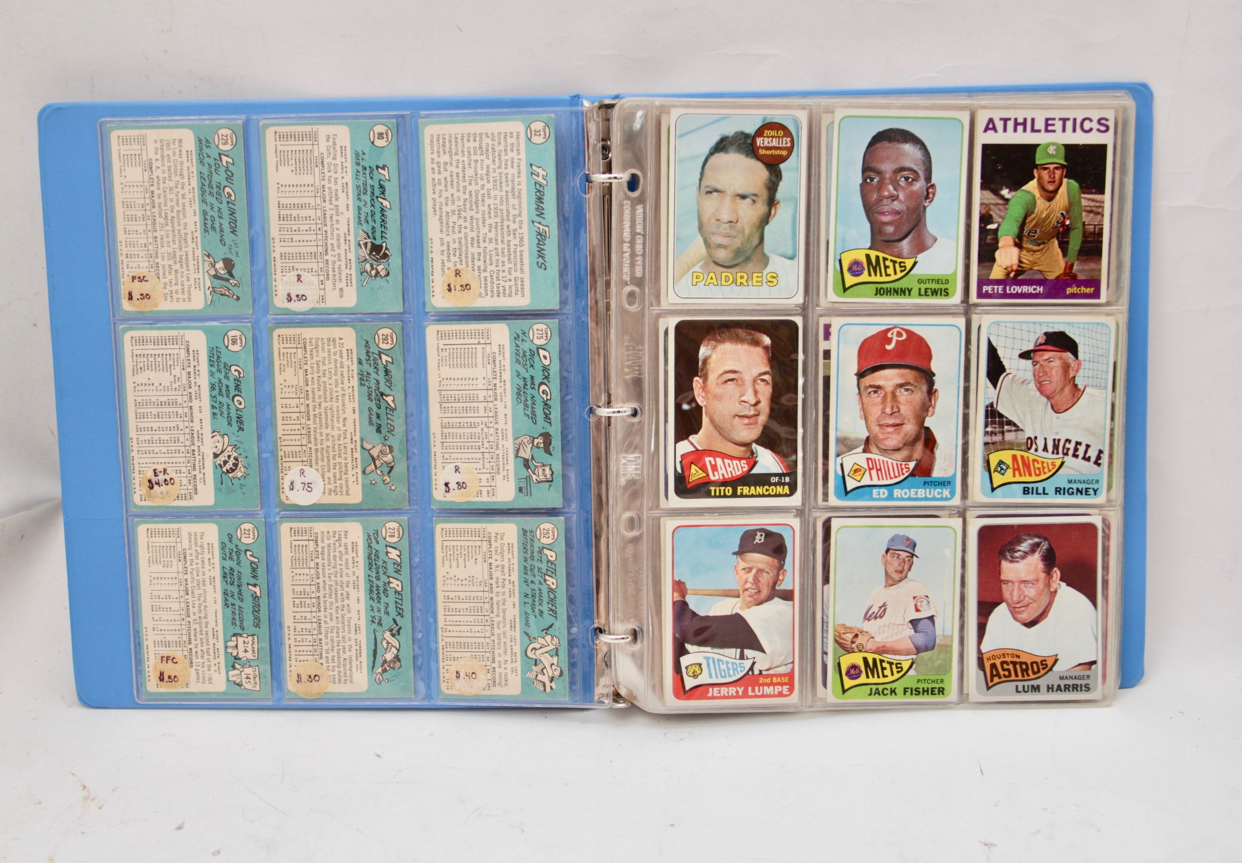 1960s Topps Baseball Cards