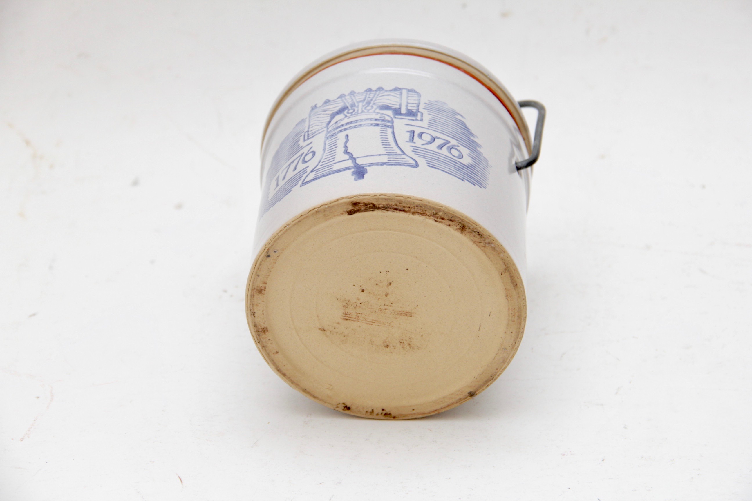 Liberty Bell Cheese Crock and Texas Sesquicentennial Decanter