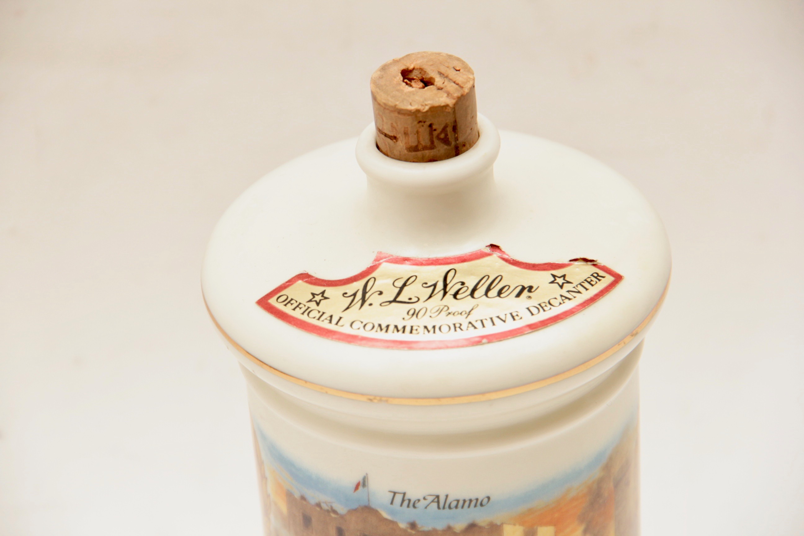 Liberty Bell Cheese Crock and Texas Sesquicentennial Decanter