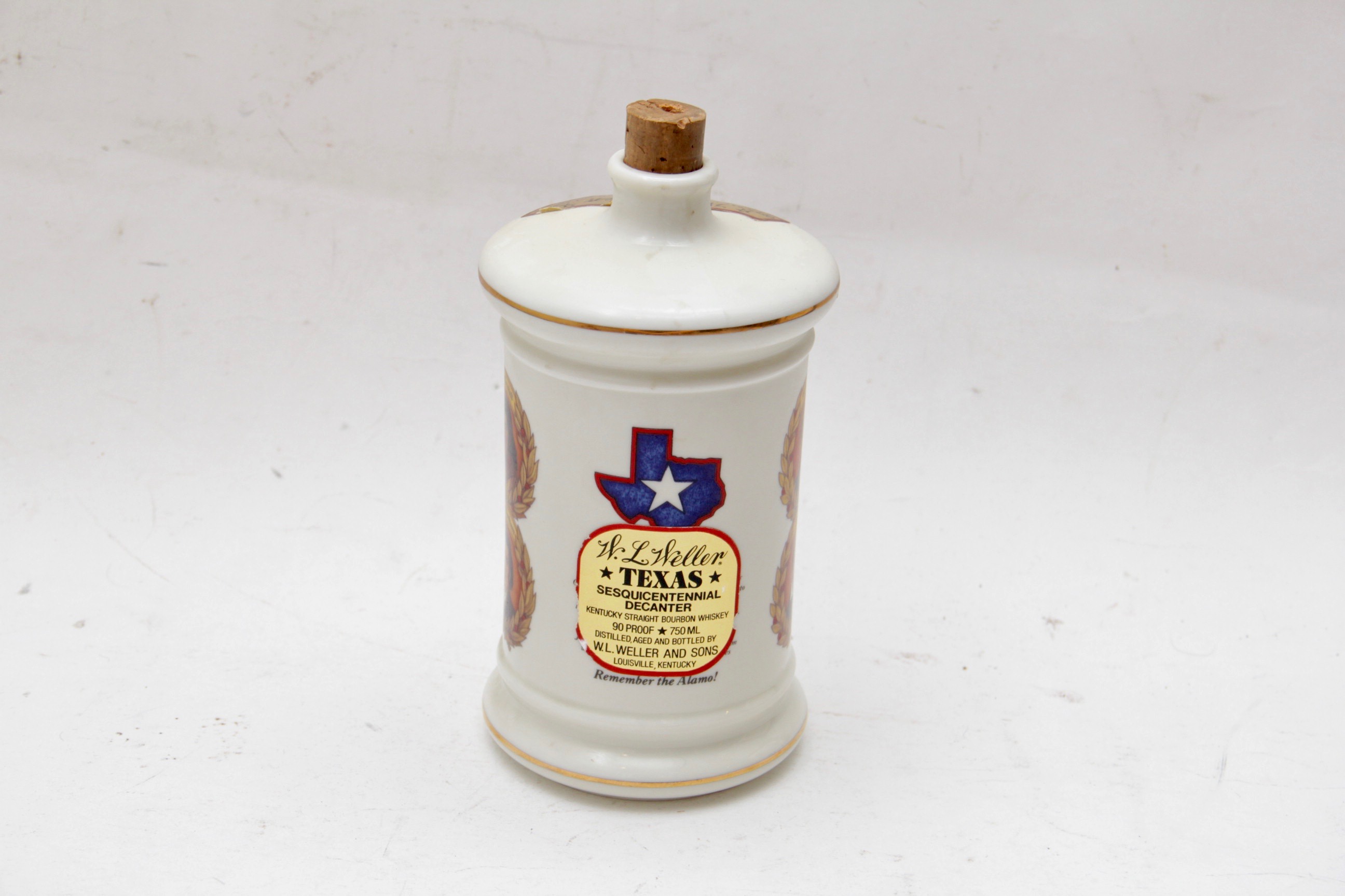 Liberty Bell Cheese Crock and Texas Sesquicentennial Decanter