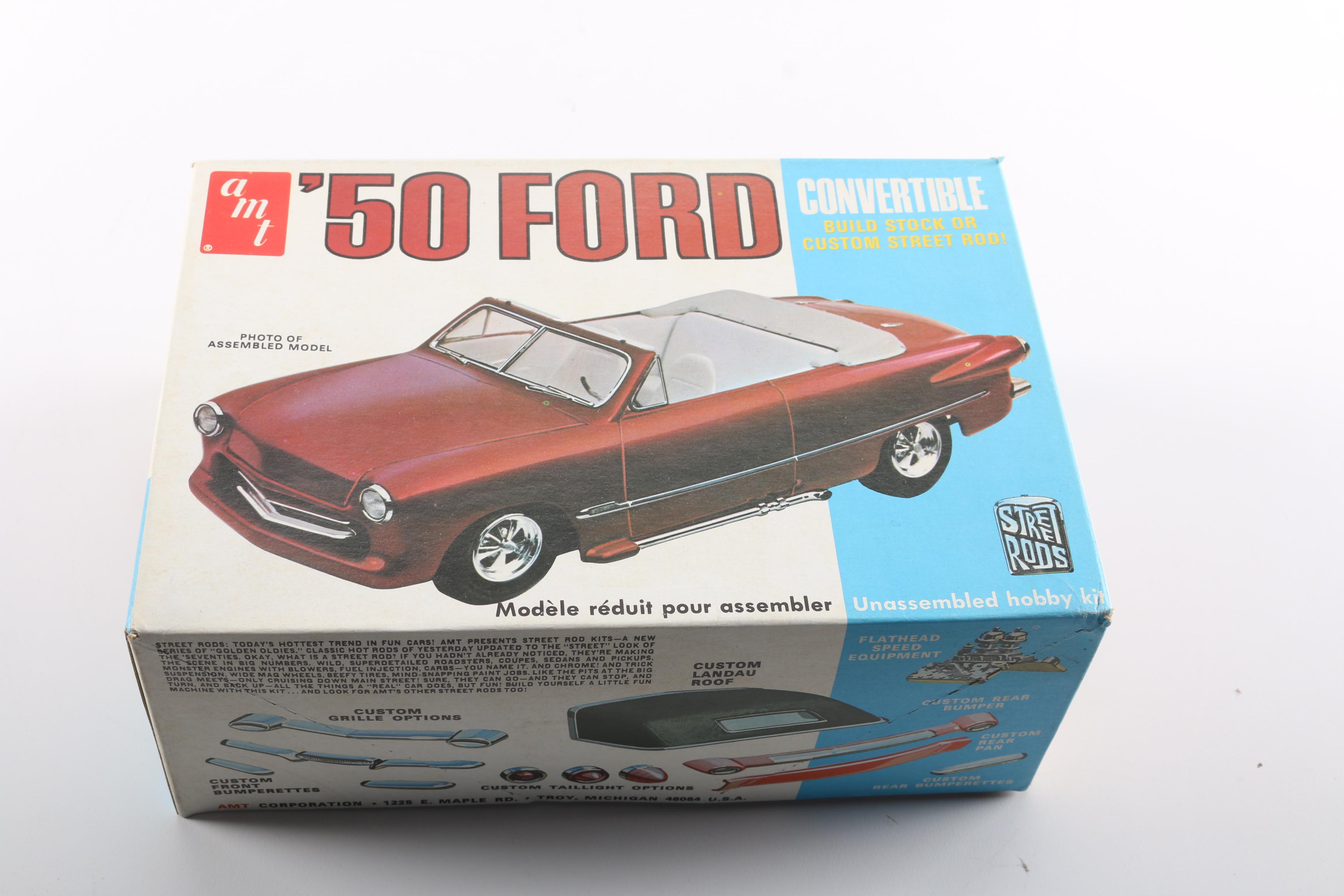 Collection of Six Model Car Kits
