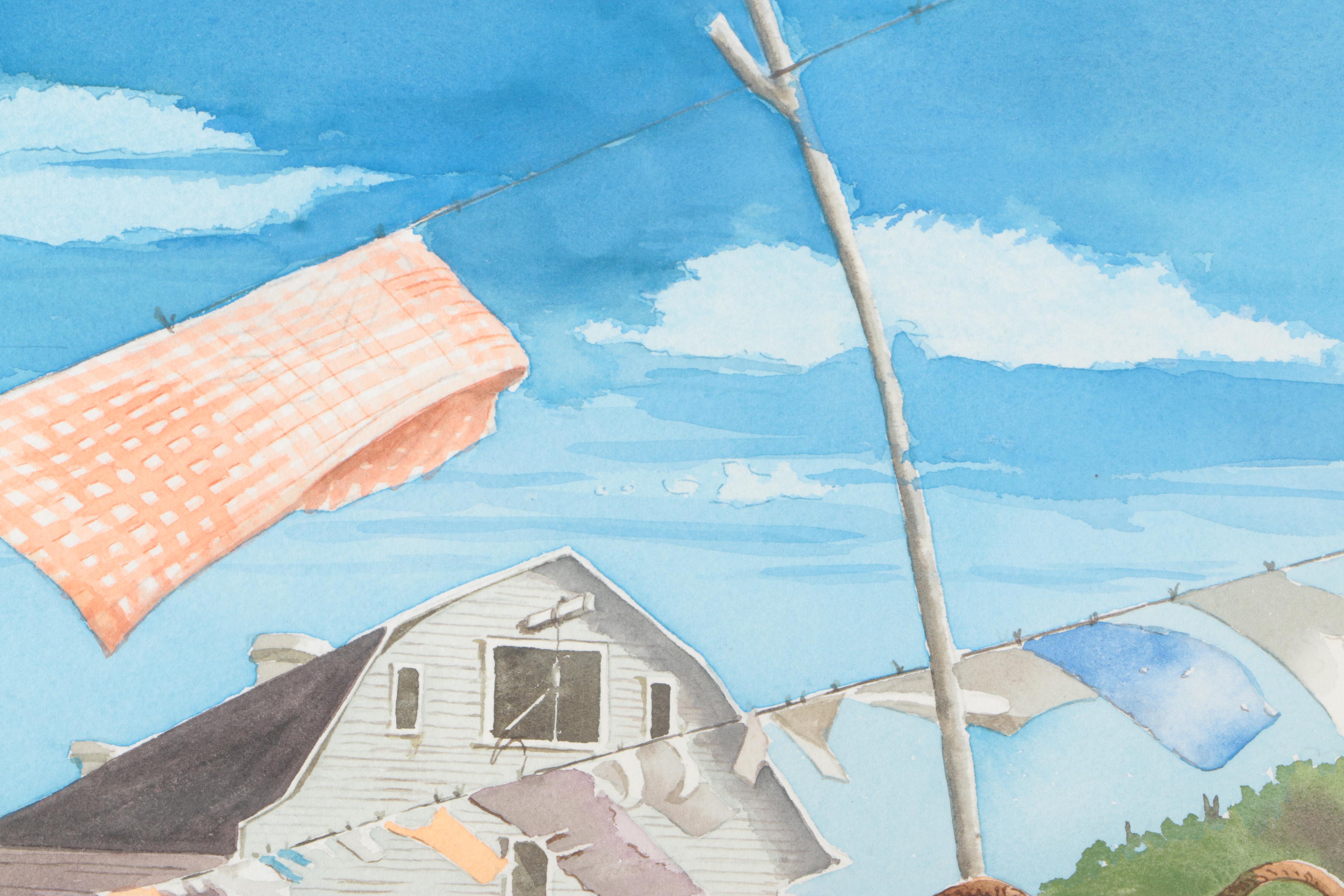 Signed Framed Watercolor by Frank MacDonald