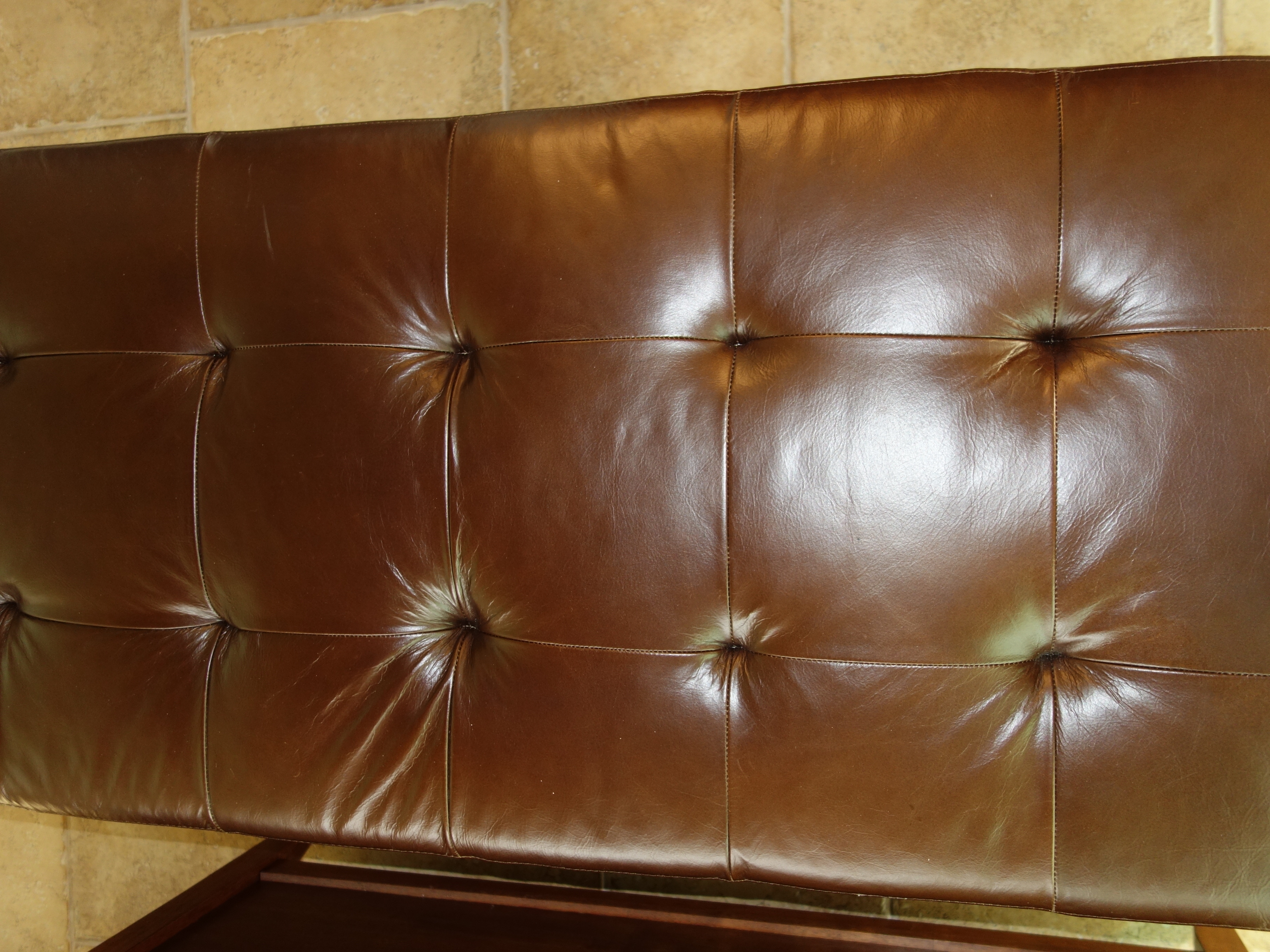 Leather Storage Ottoman by Precedent Furniture