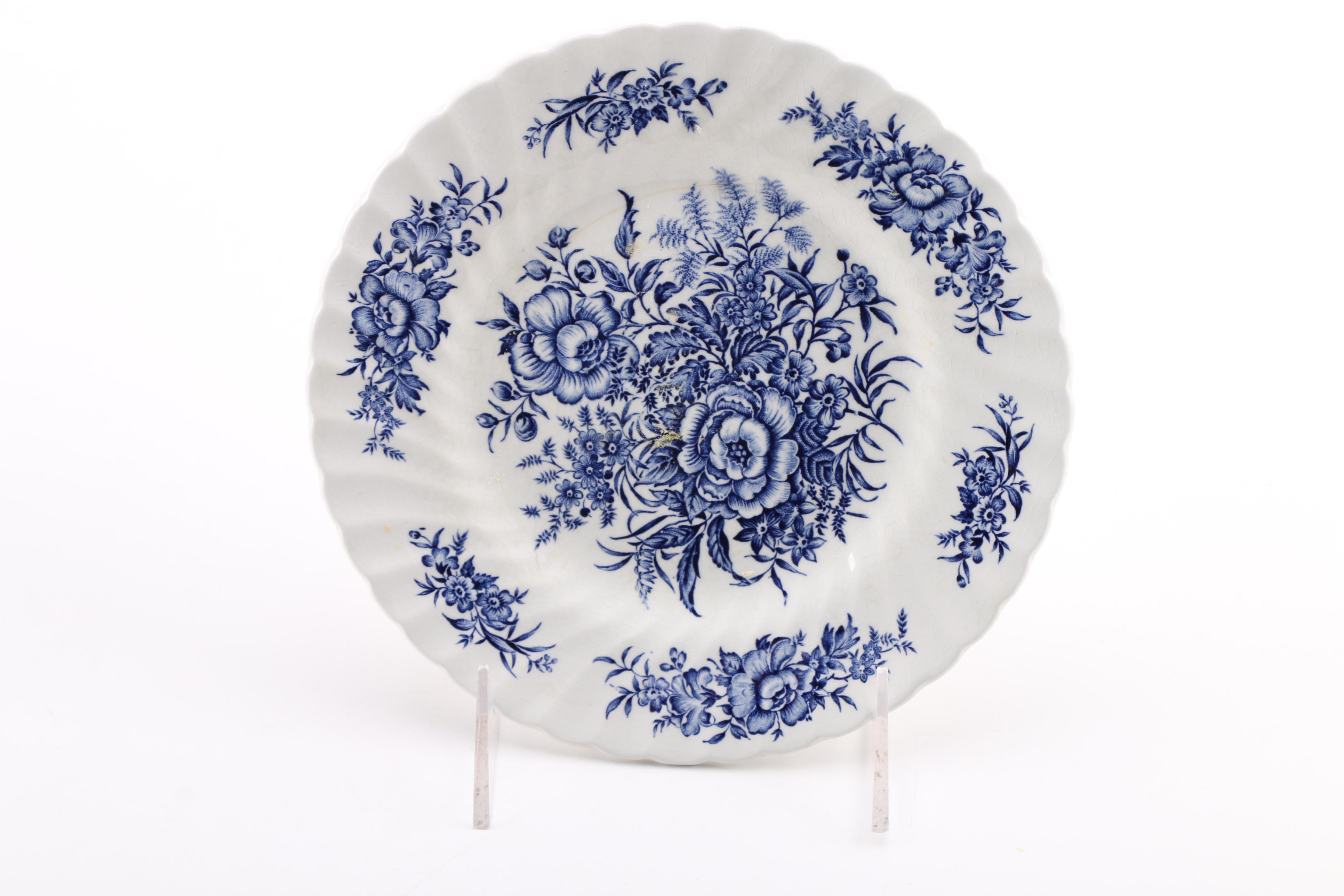 British Anchor "Beacon Hill" Ironstone With Milk Glass Lamps