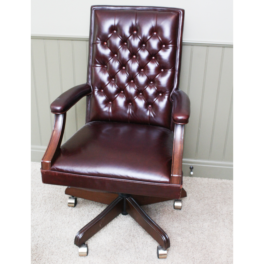 Stanley Furniture Leather Office Chair