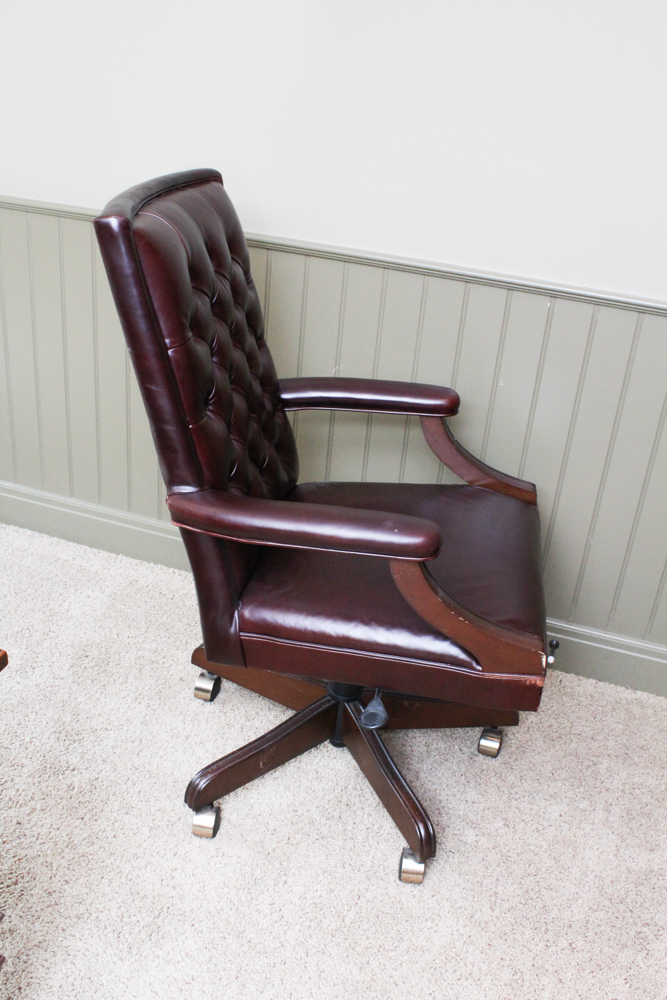 Stanley Furniture Leather Office Chair