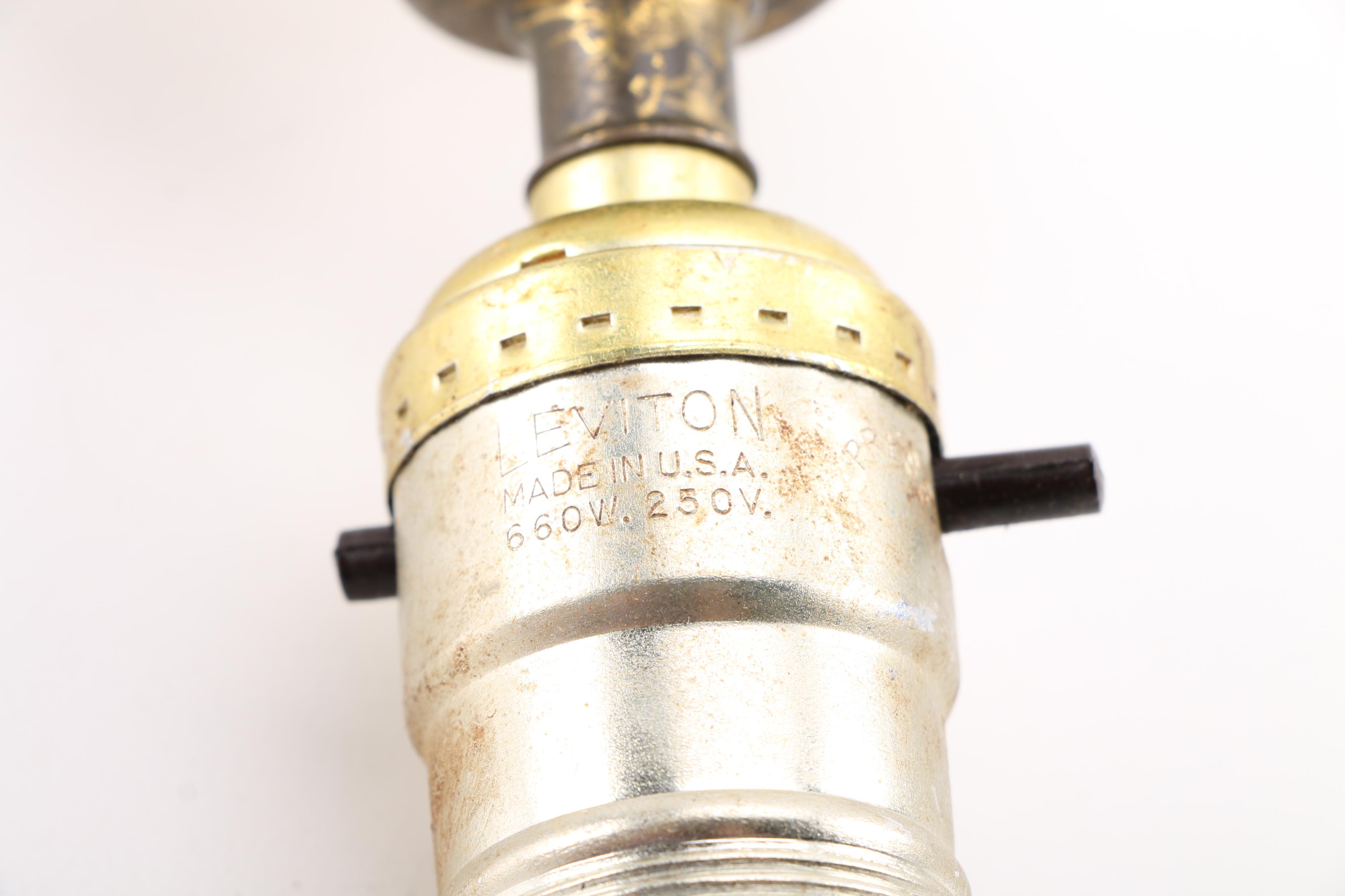 British Anchor "Beacon Hill" Ironstone With Milk Glass Lamps