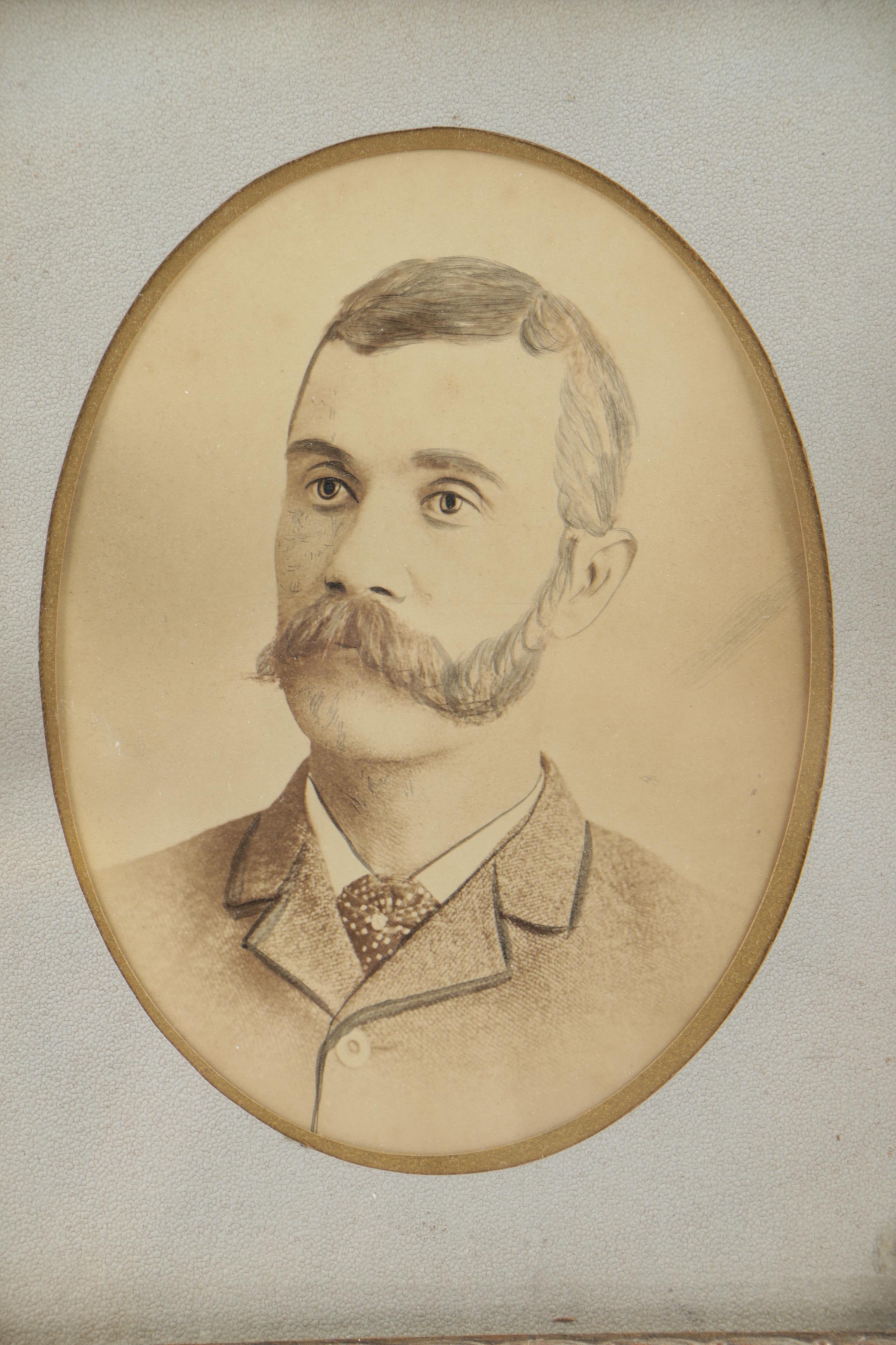 Hand Embellished Carte de Visite Portrait