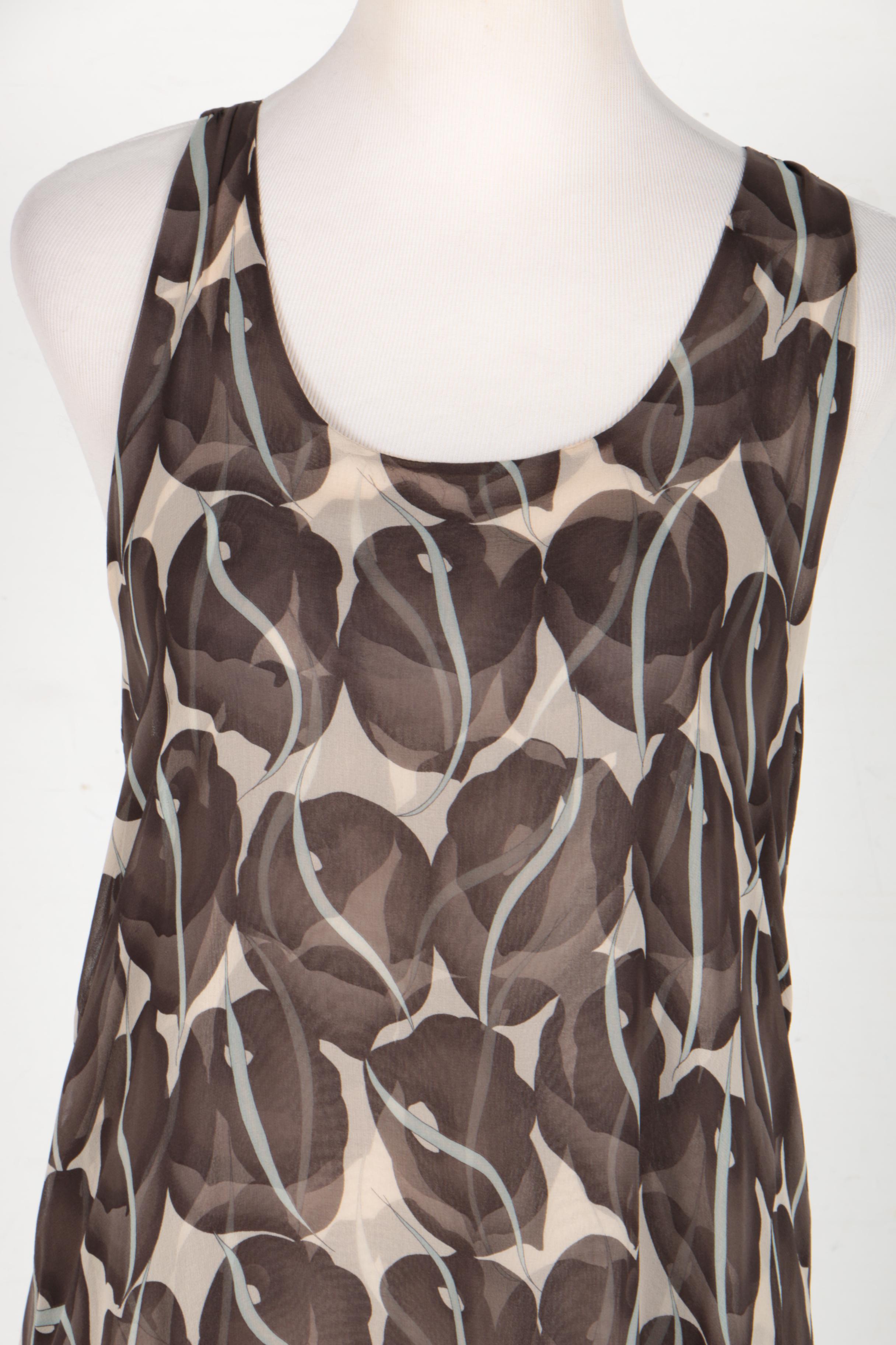 Thomas Wylde Silk Ruffled Swim Cover-Up