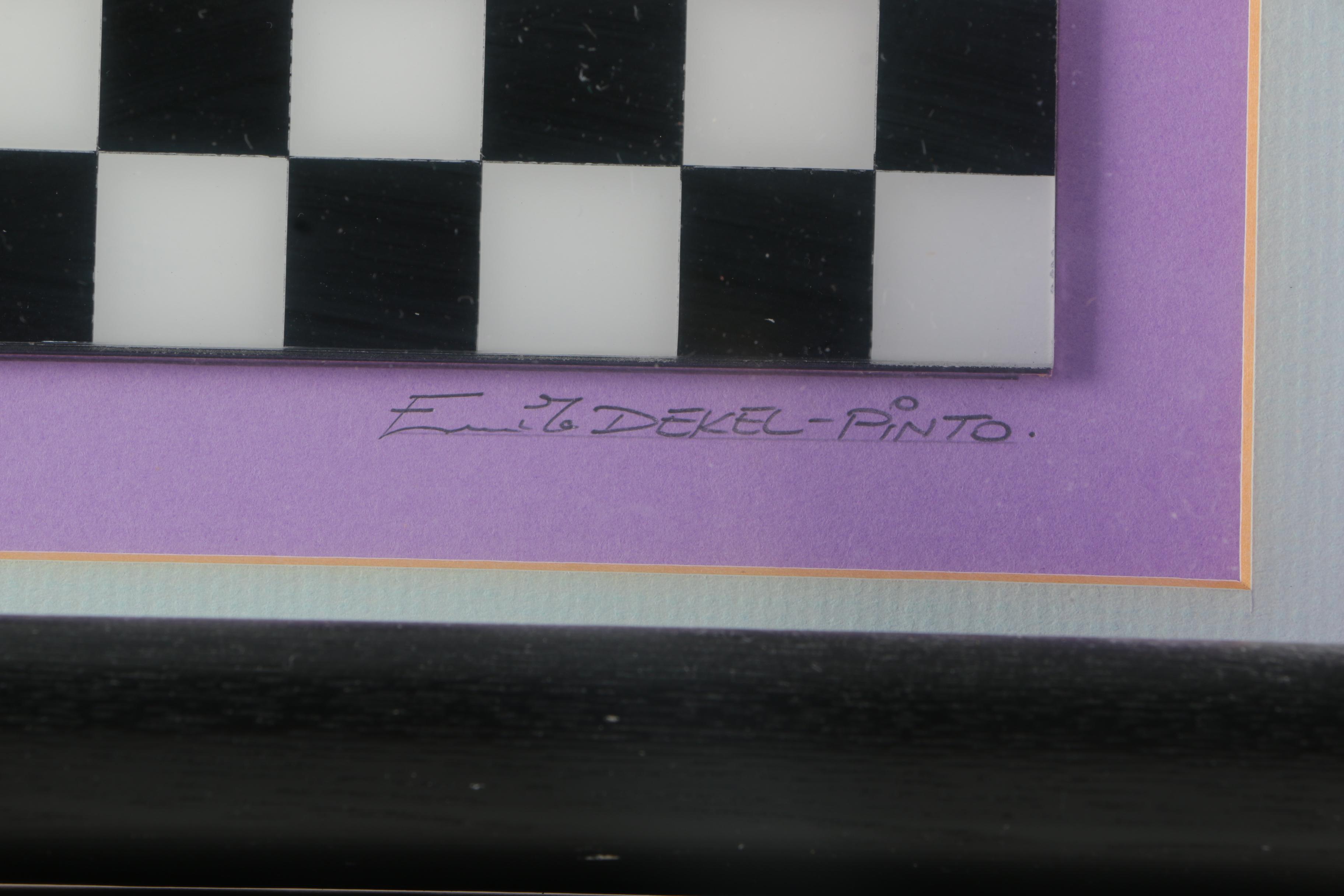 Emile Dekel Mixed Media Sculpture "Old Days Back"