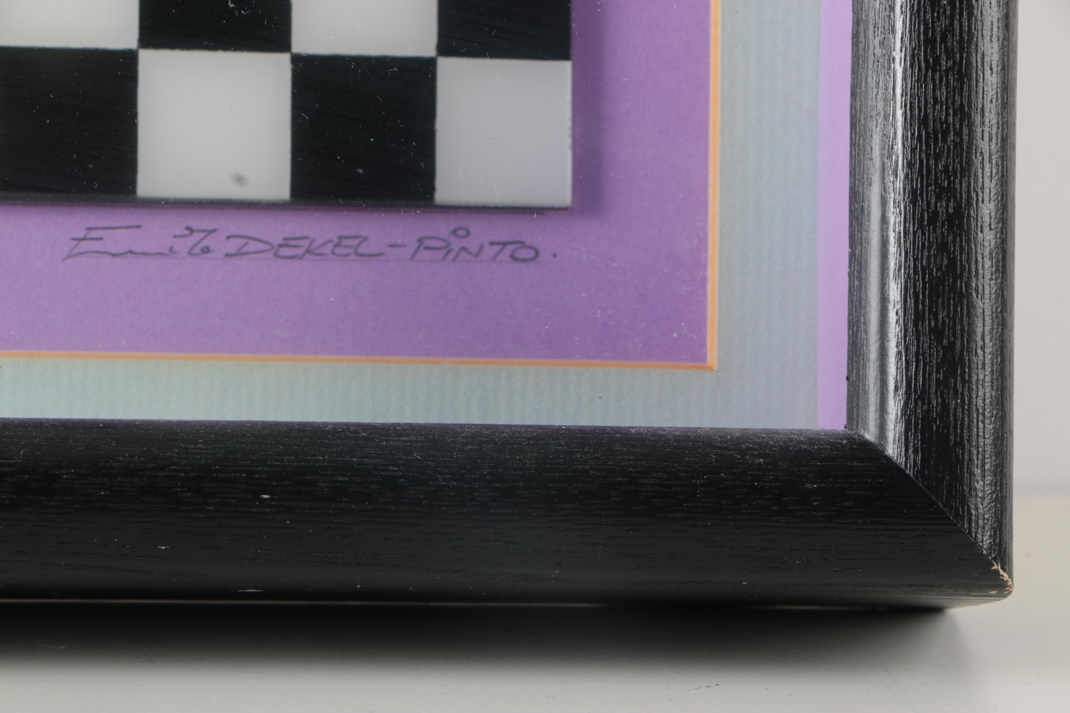 Emile Dekel Mixed Media Sculpture "Old Days Back"