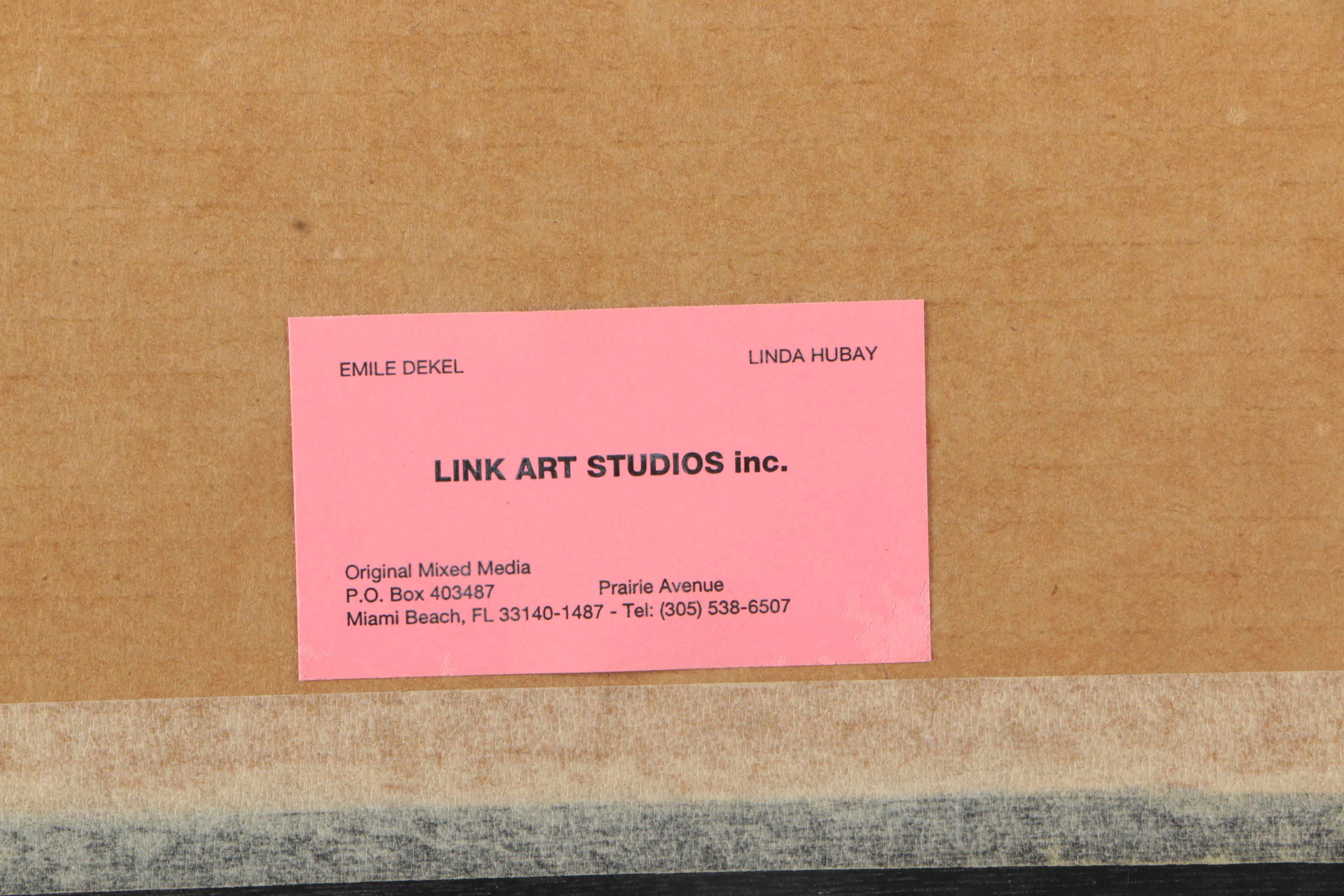 Emile Dekel Mixed Media Sculpture "Old Days Back"