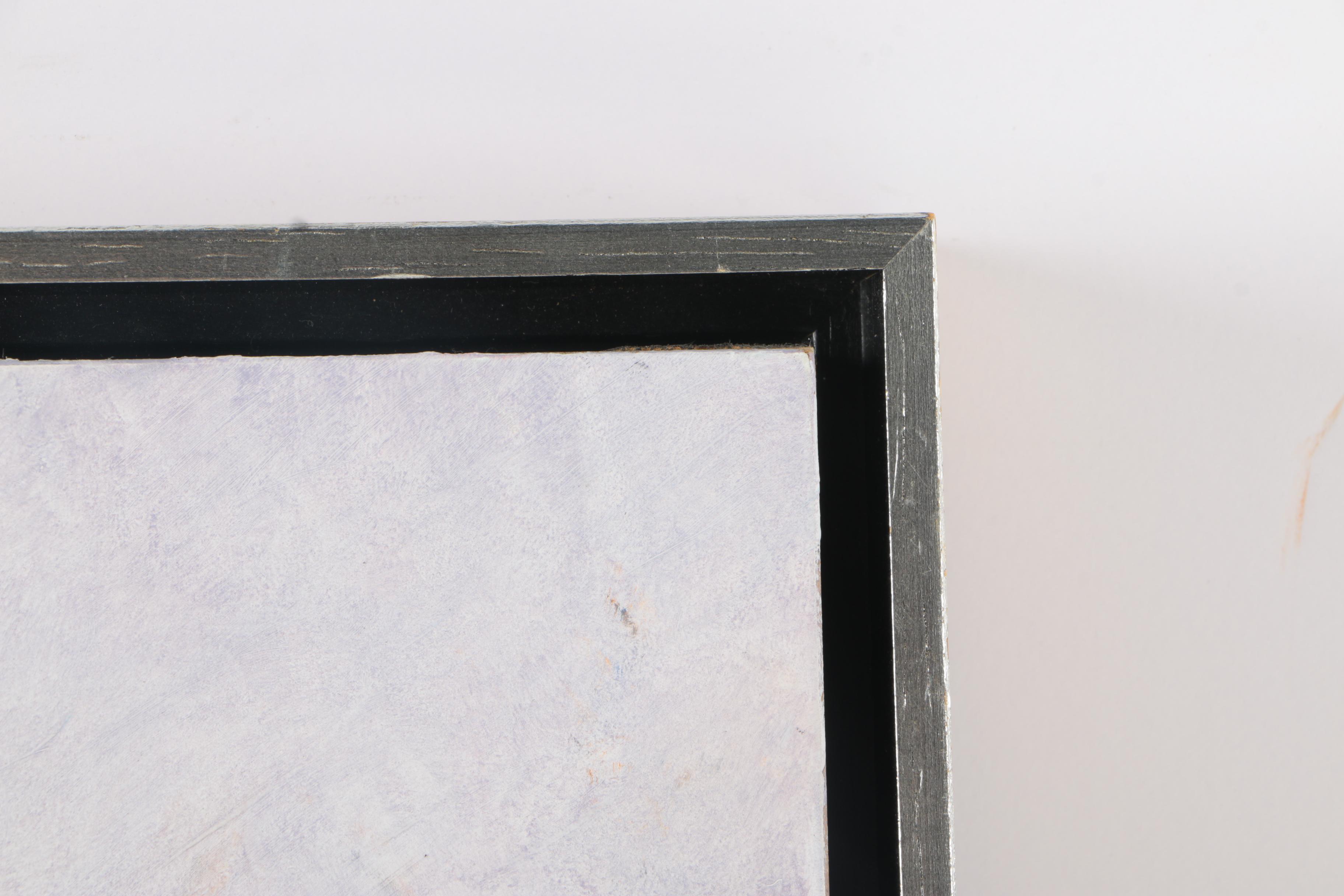 Original Oil on Board by R. Schiro