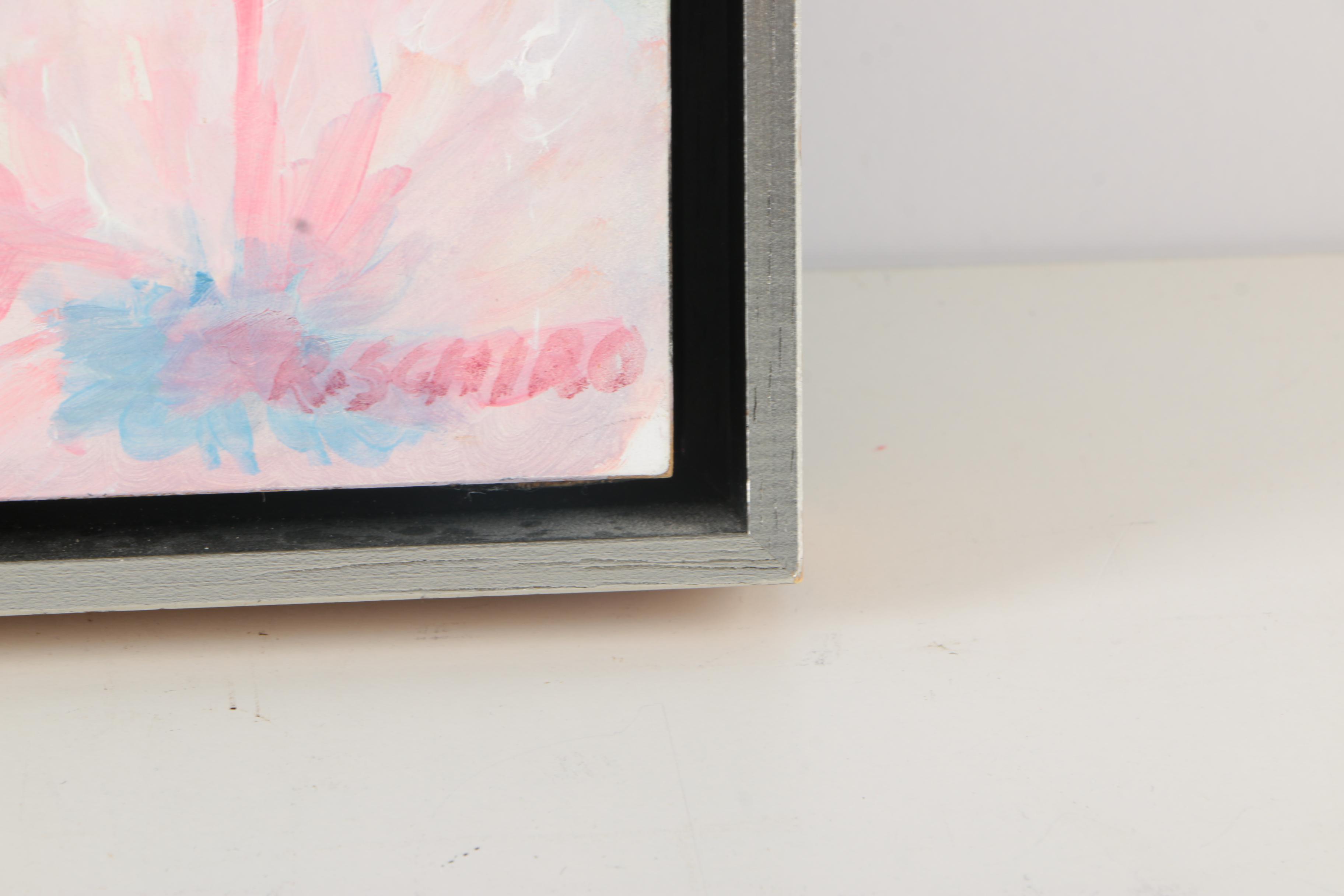 Original Oil on Board by R. Schiro