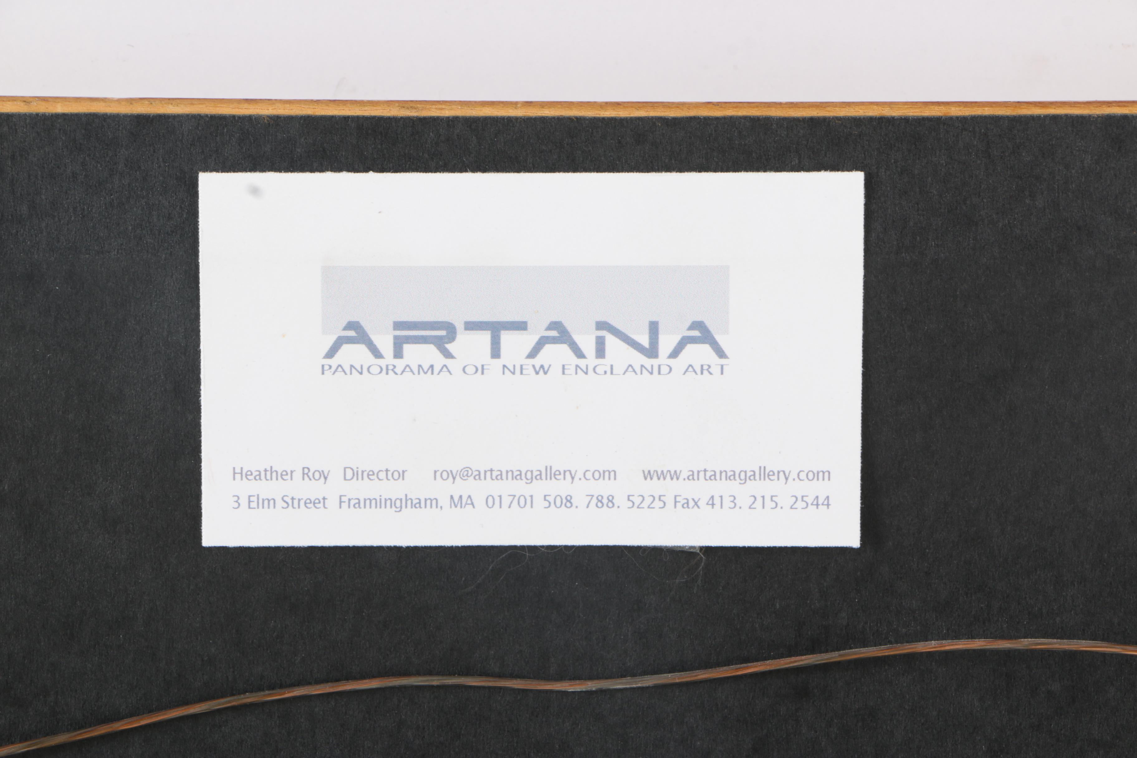 Original Oil on Board by R. Schiro