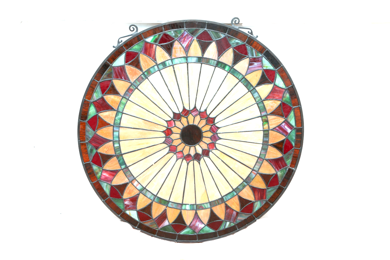 Stunning Circular Stained Glass Window