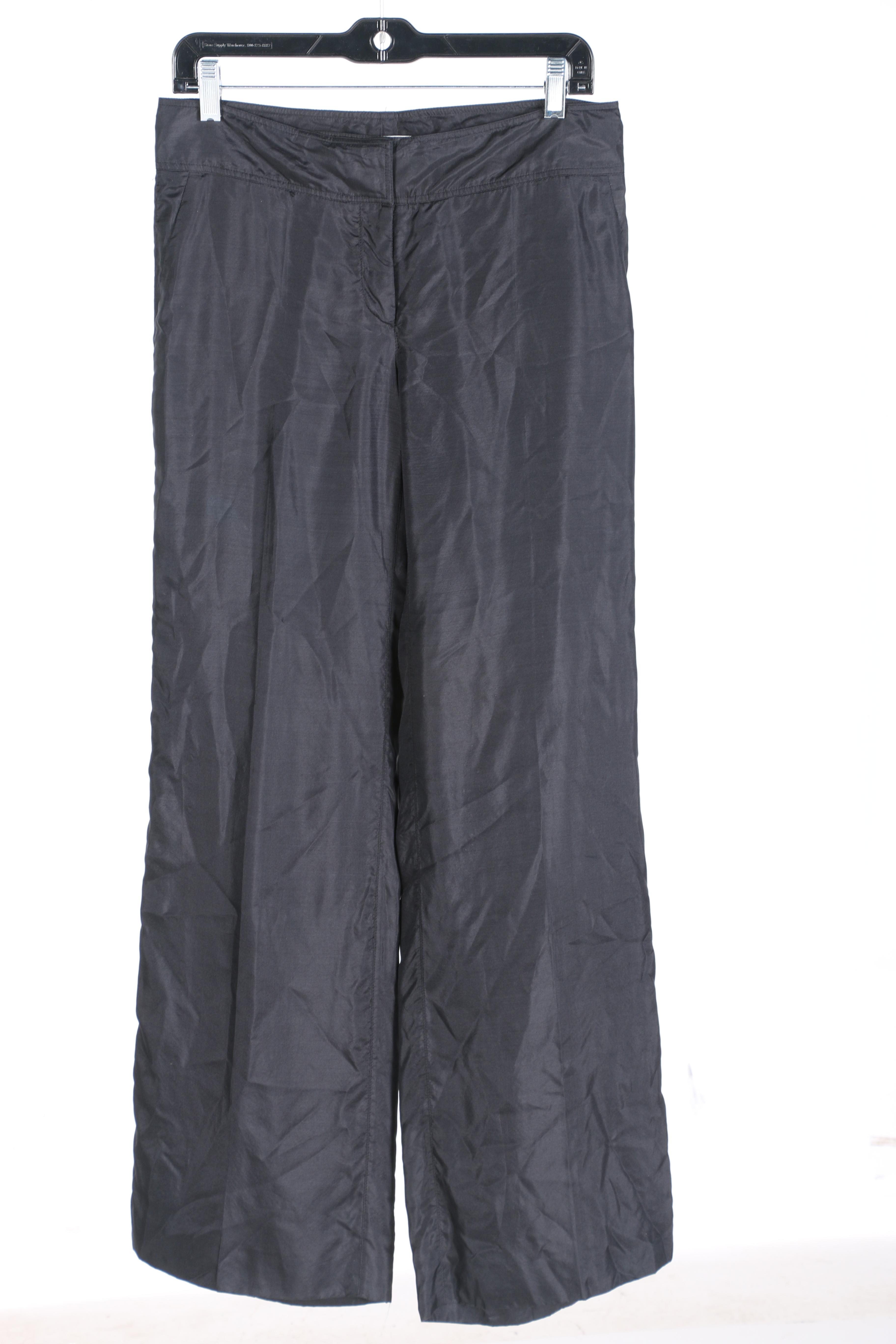 Prada Silk Pants and Yves Saint Laurent Wool Pants