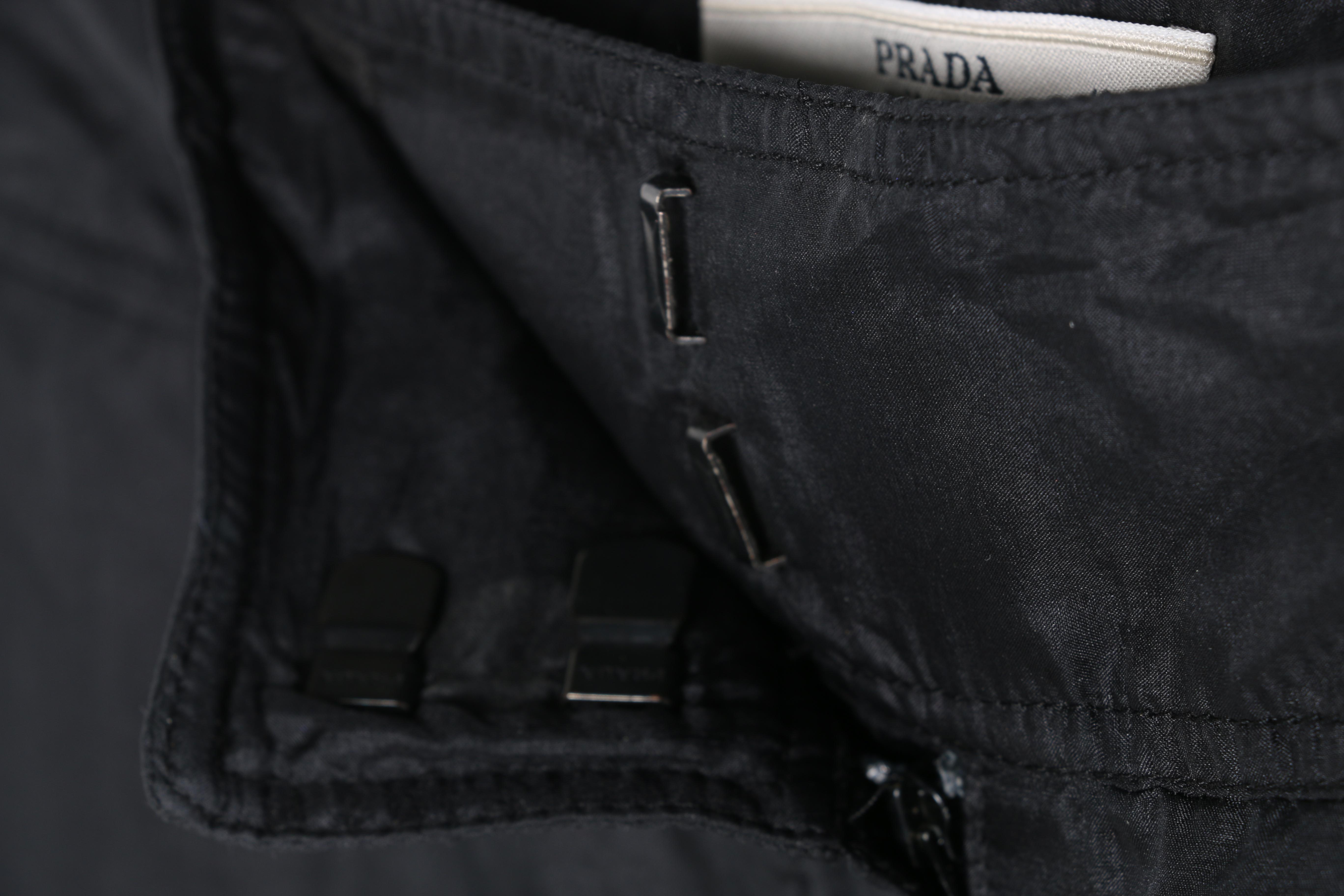 Prada Silk Pants and Yves Saint Laurent Wool Pants