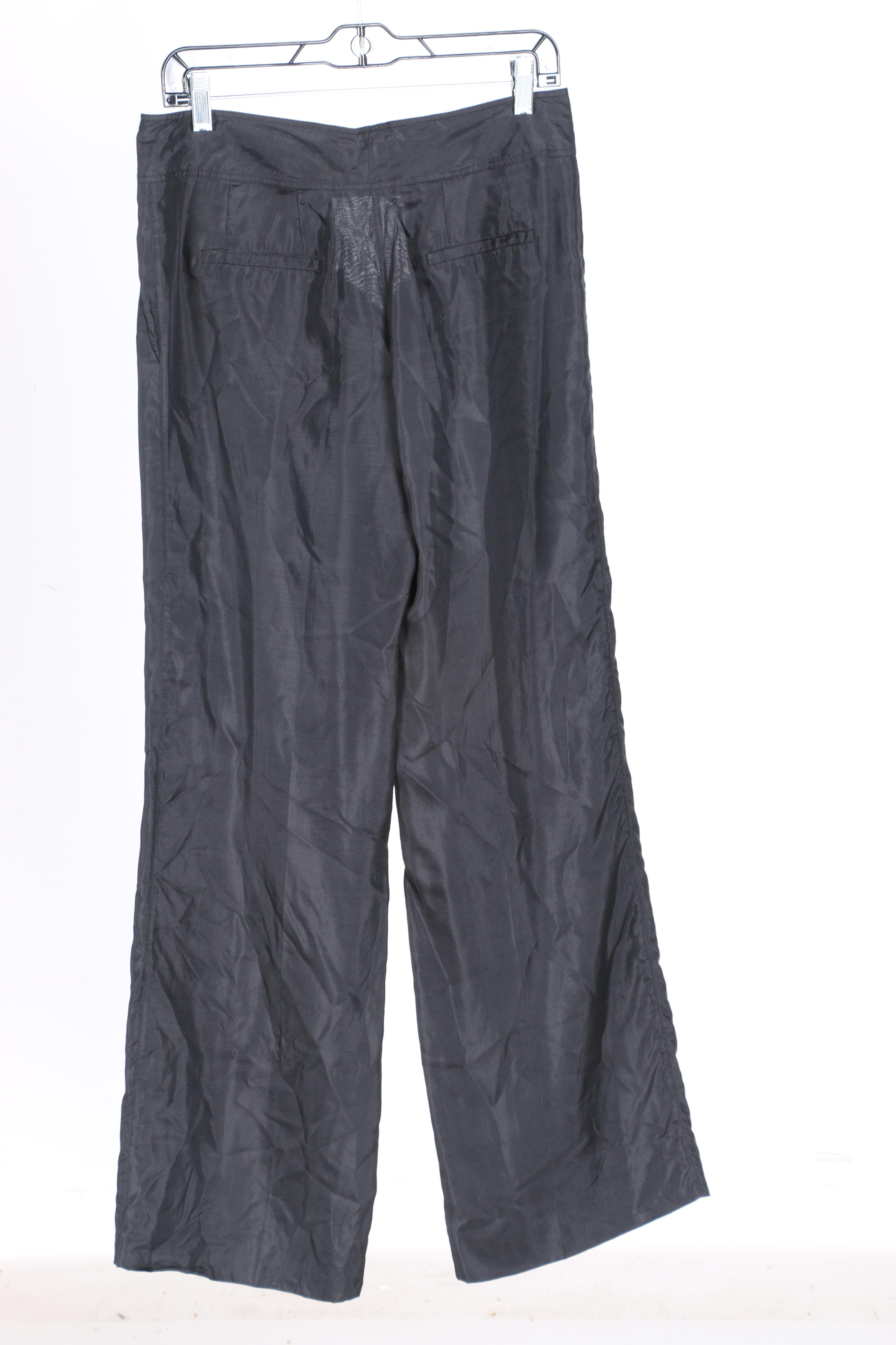 Prada Silk Pants and Yves Saint Laurent Wool Pants