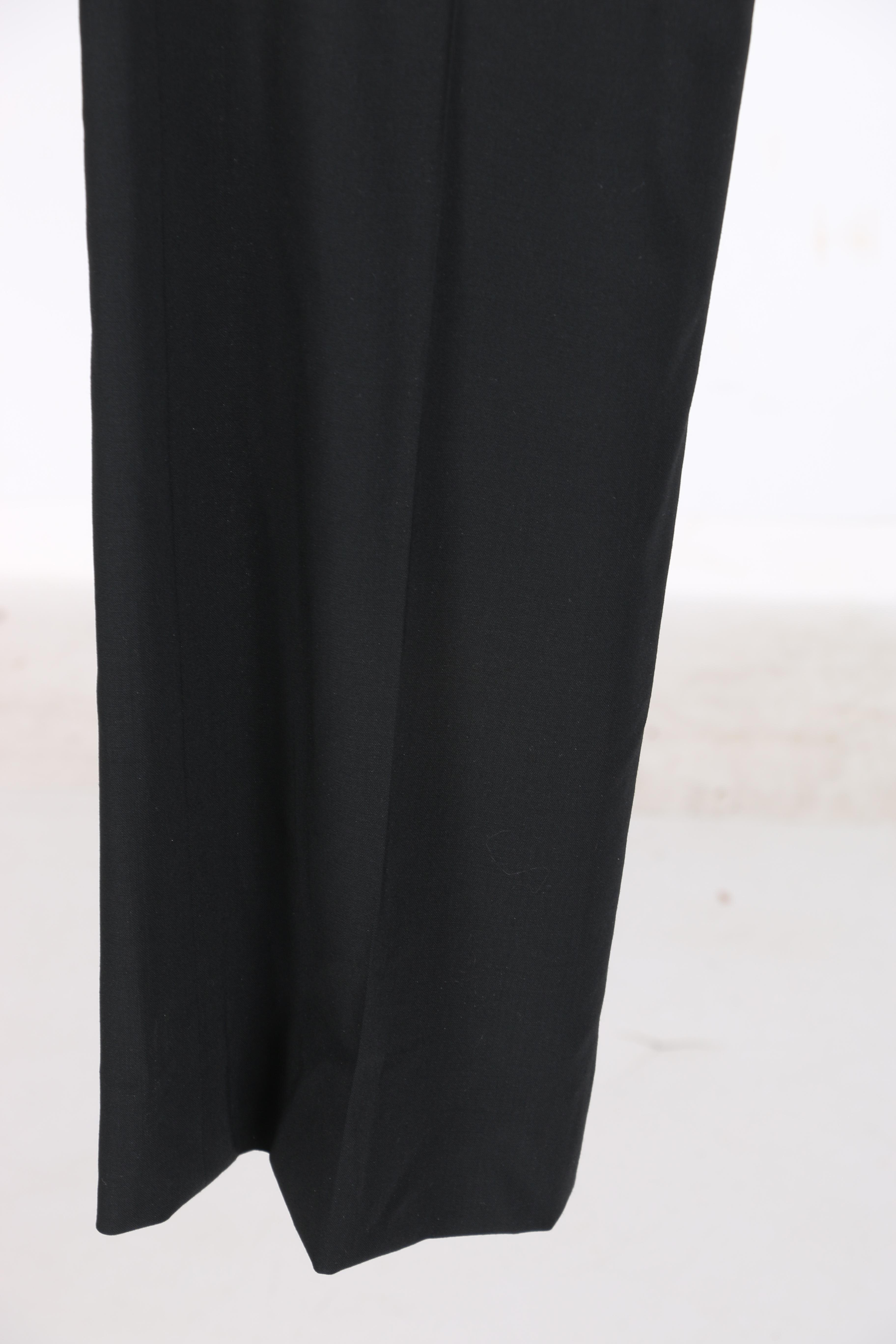 Prada Silk Pants and Yves Saint Laurent Wool Pants
