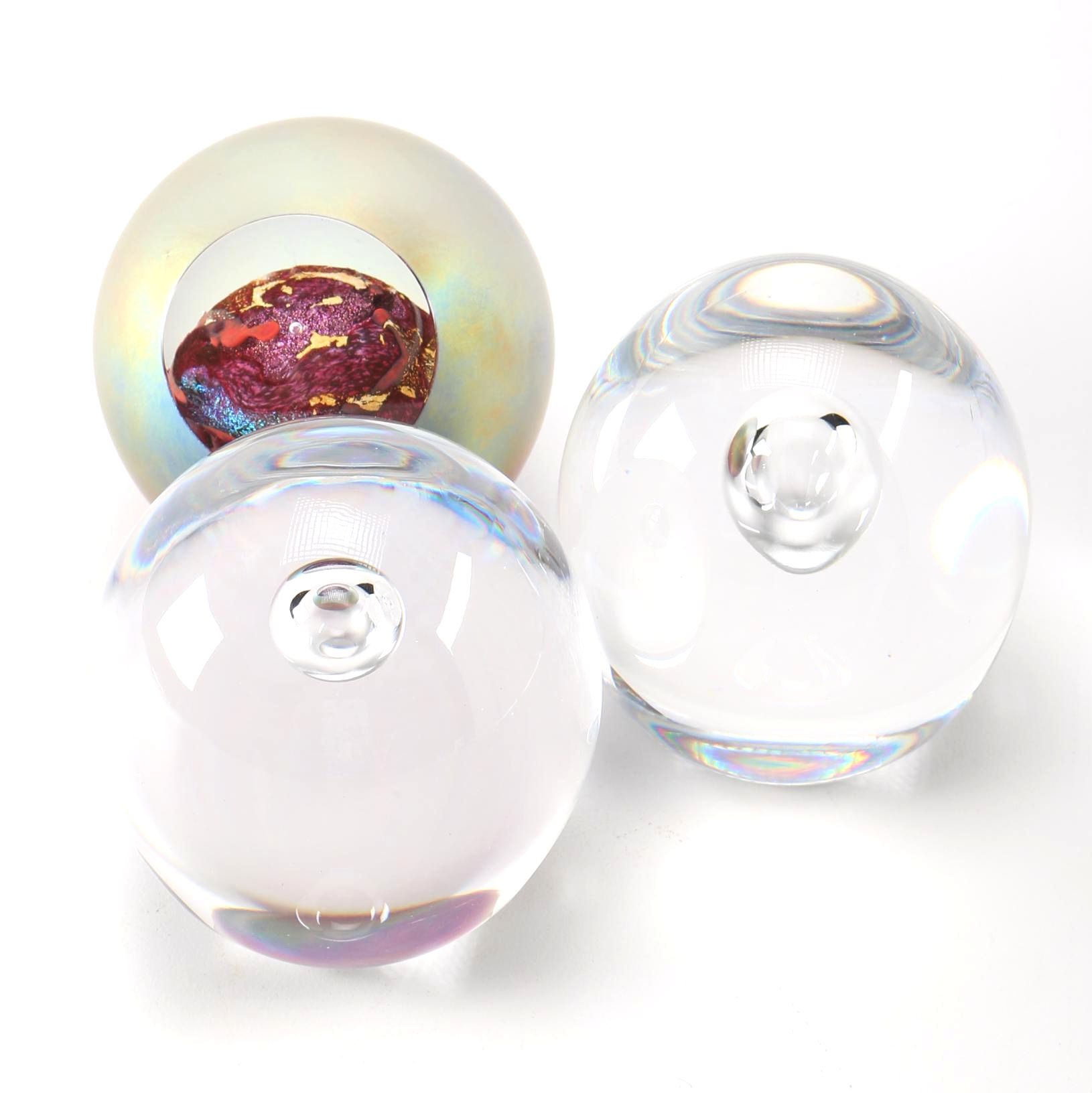 Glass Paperweights