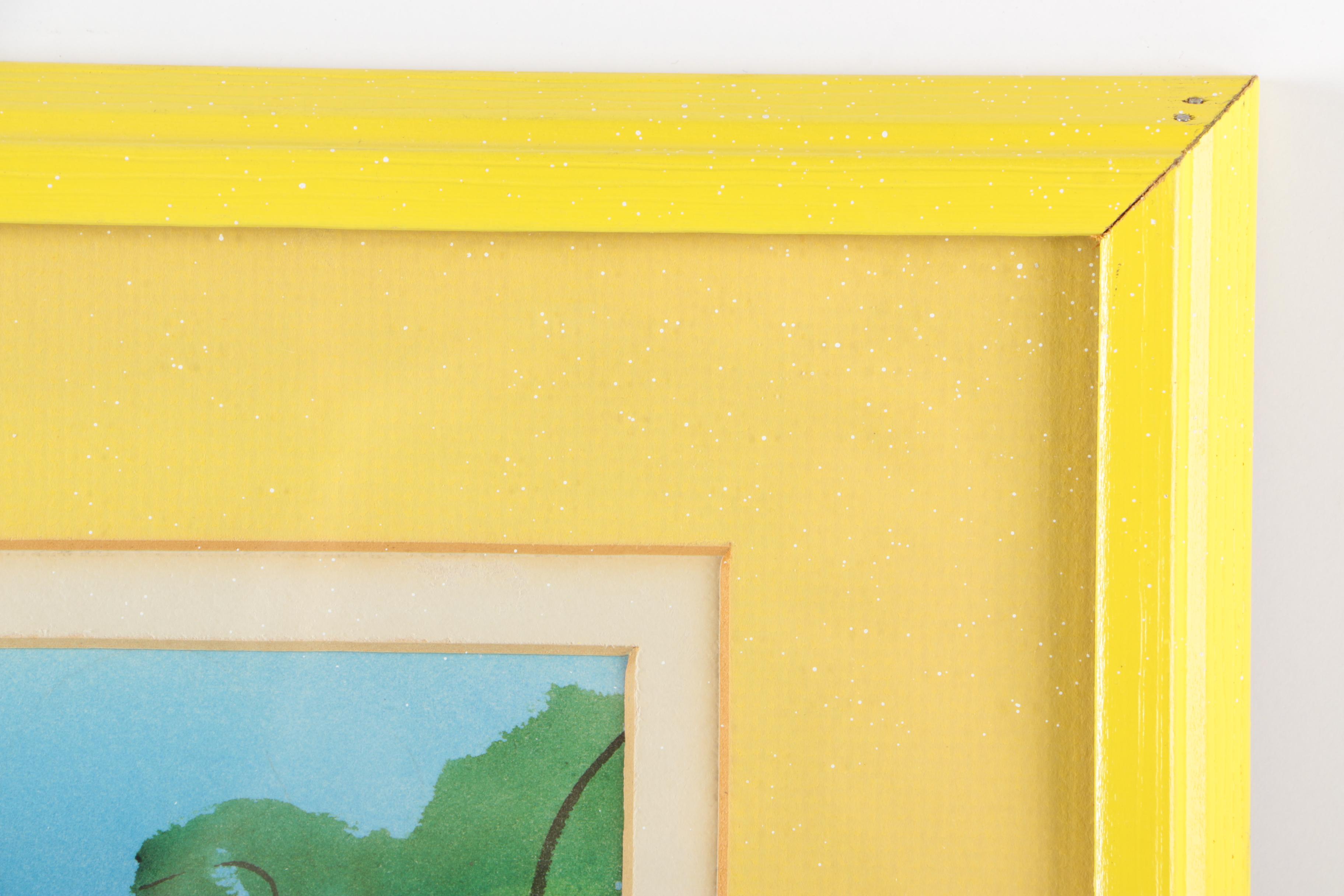 Hilda Kaihlanen Watercolor Painting "Happy Day"