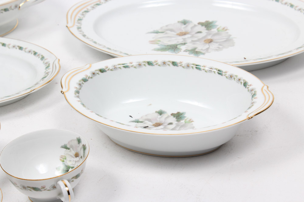 Nippon China Servingware and Place Settings for Eight