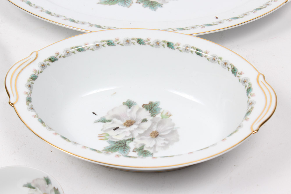 Nippon China Servingware and Place Settings for Eight