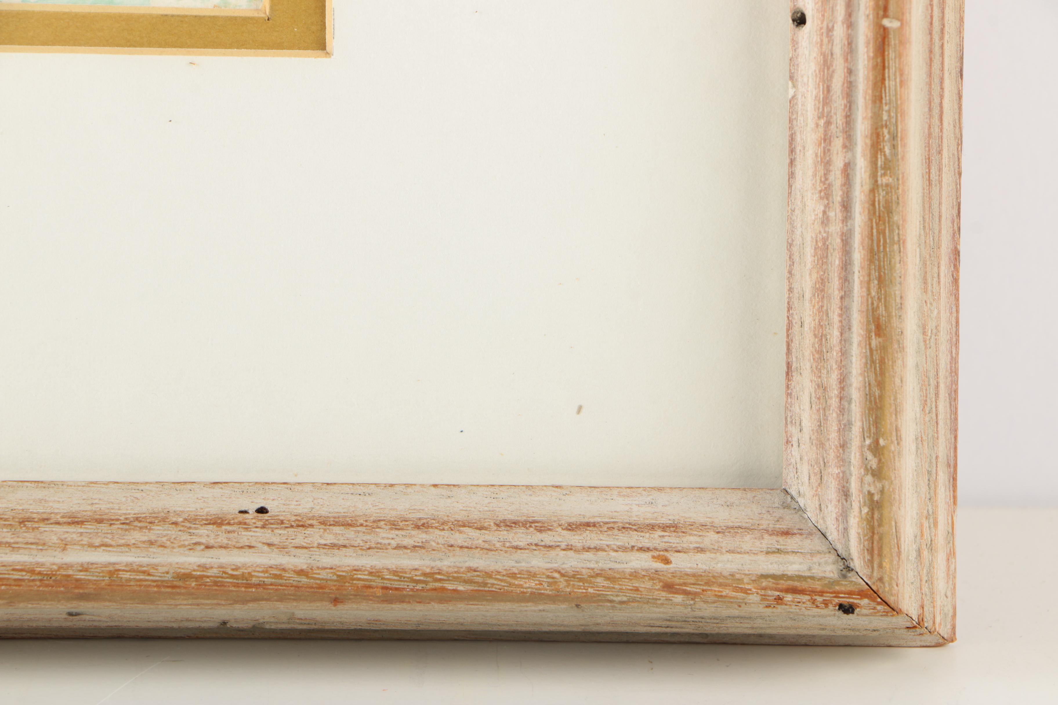 Neva Curry Watercolor Painting of Boats at Dock