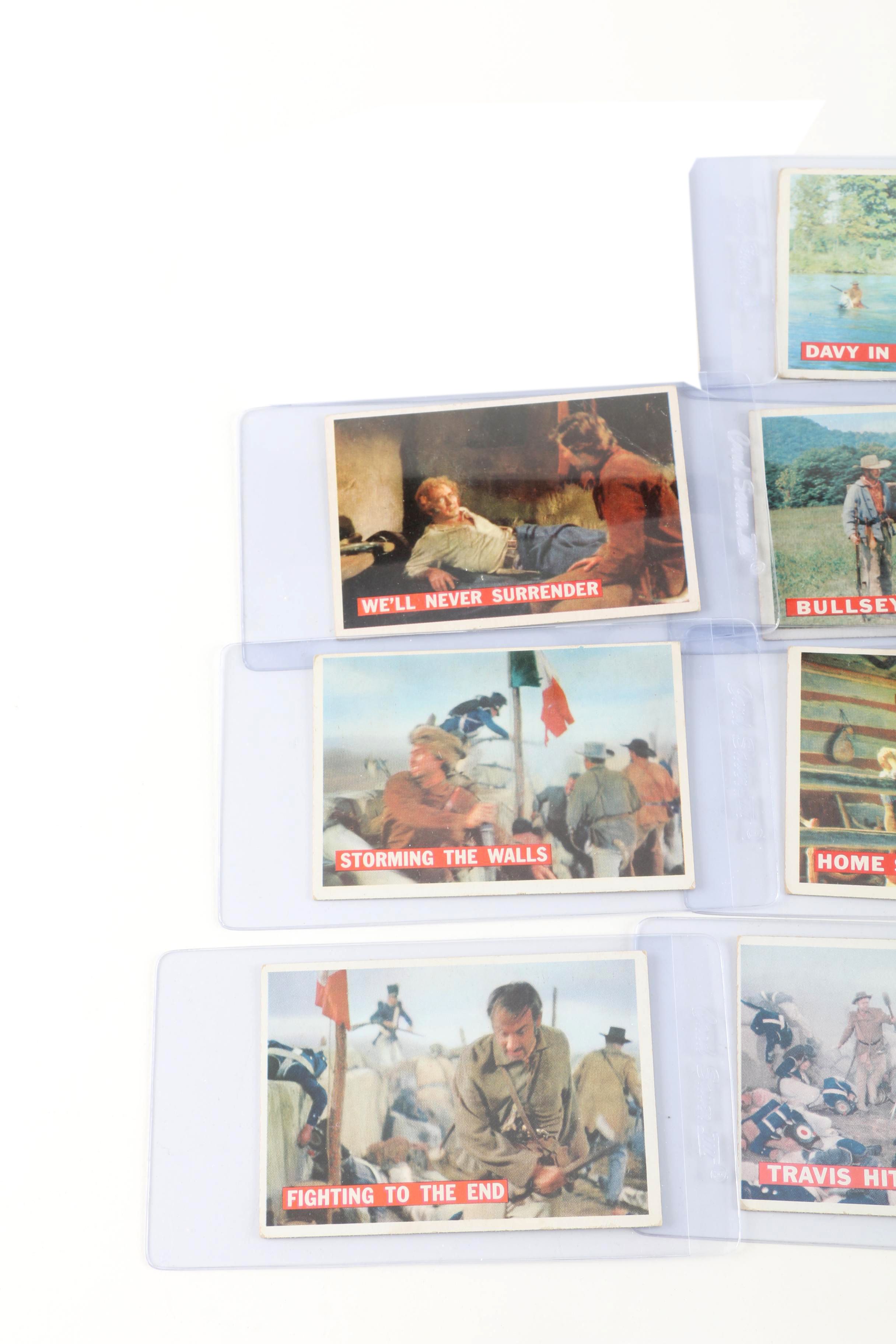 Eleven Walt Disney's "Davy Crockett" Topps Cards Circa 1956