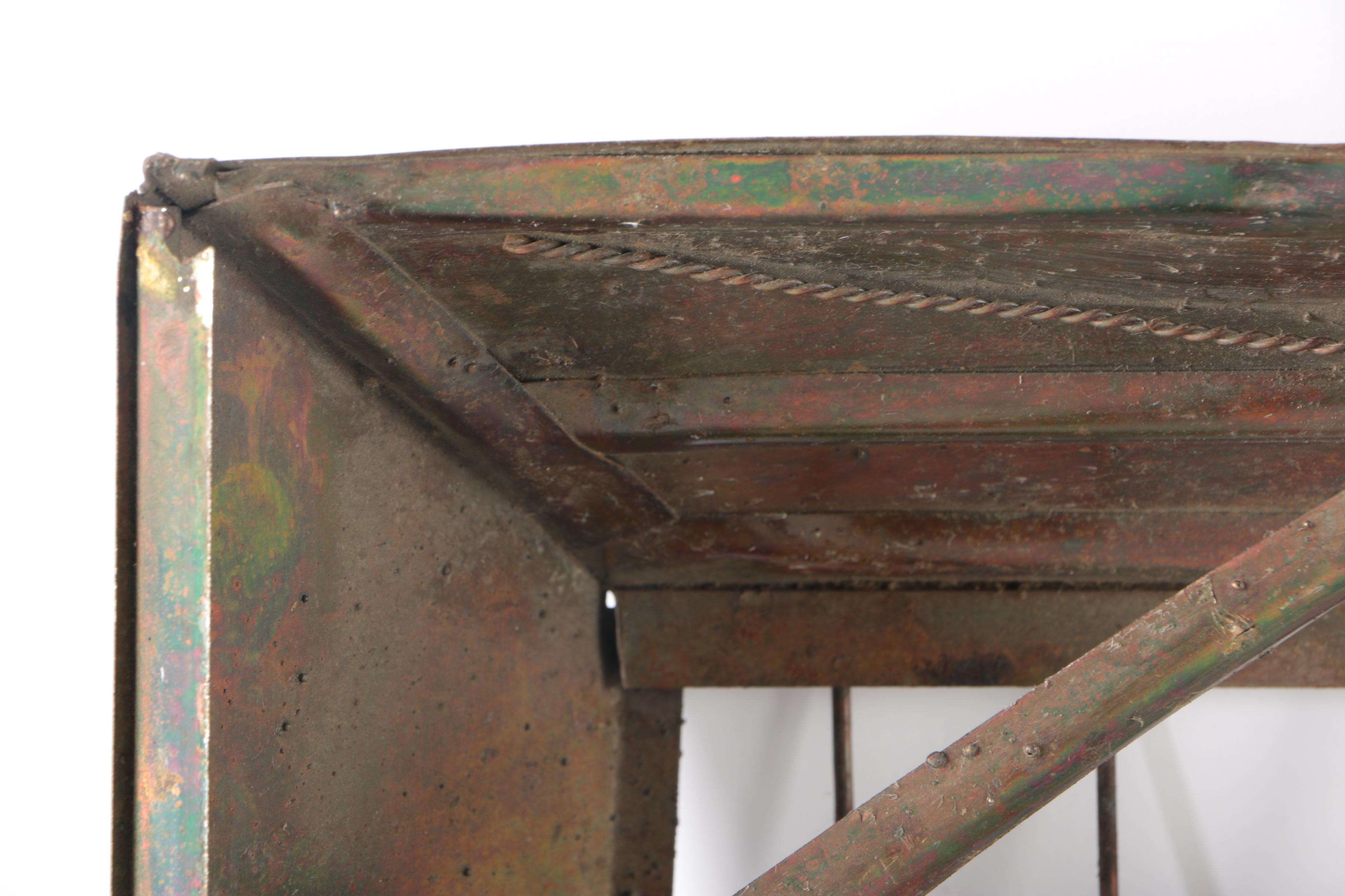 Copper Relief Wall Hanging of Interior Scene